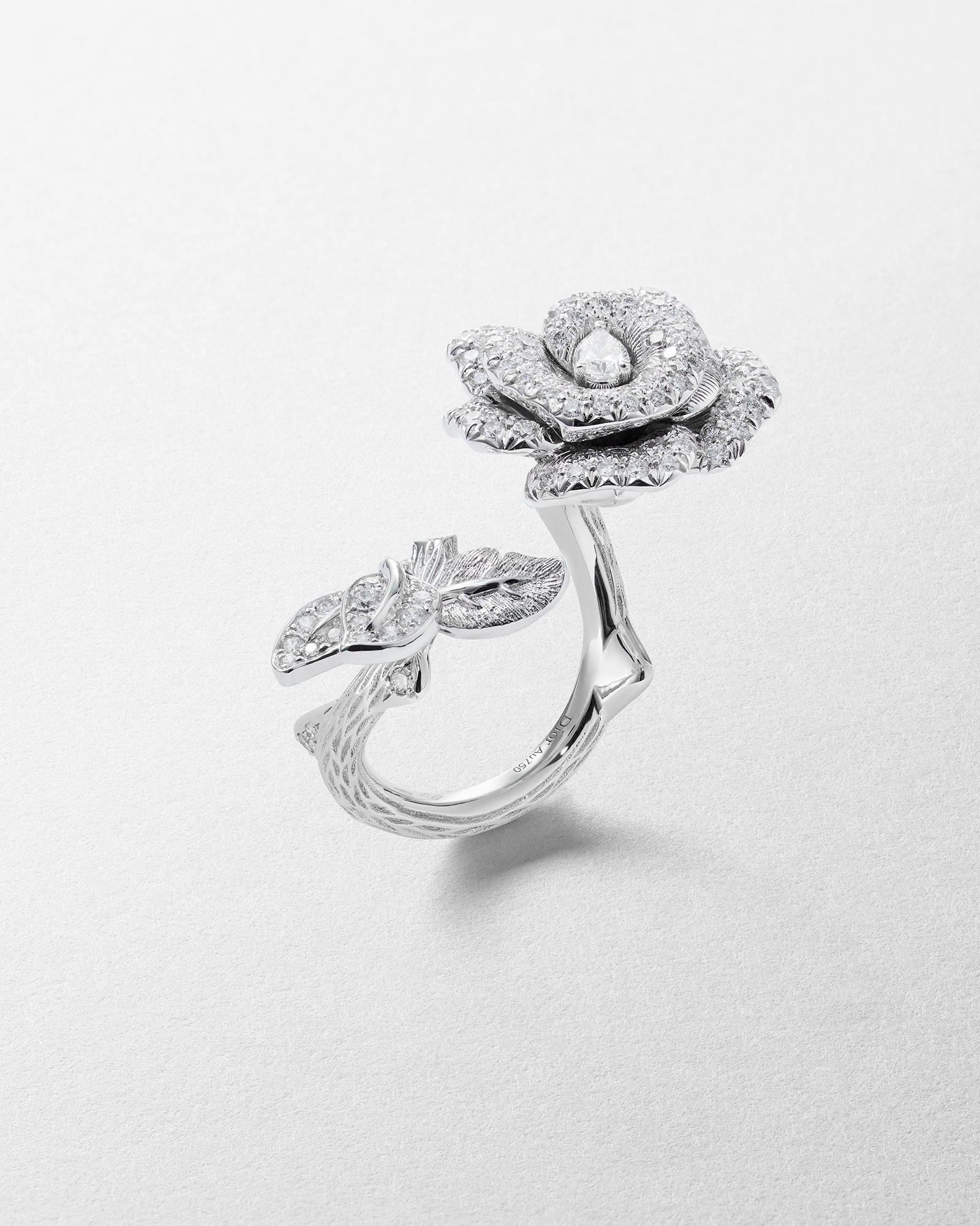 Medium Rose Dior Bagatelle Ring