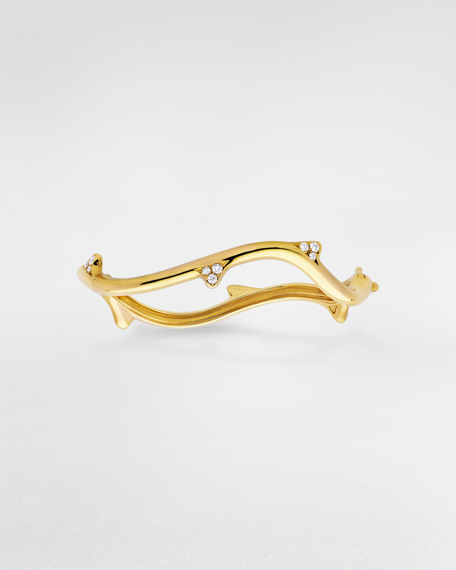 Bois de Rose Bracelet Yellow Gold and Diamonds E01