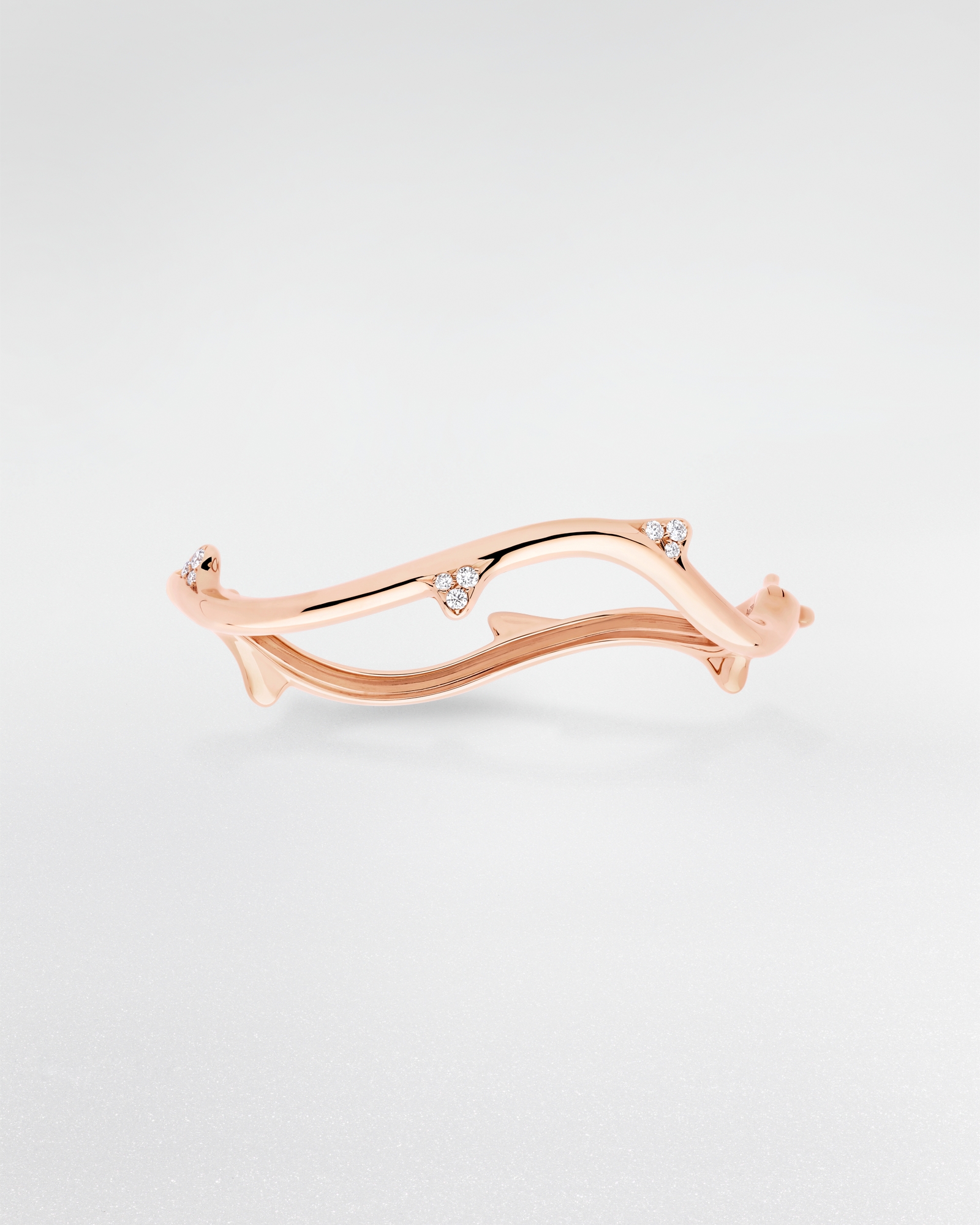 Bois de Rose Bracelet Pink Gold and Diamonds E01