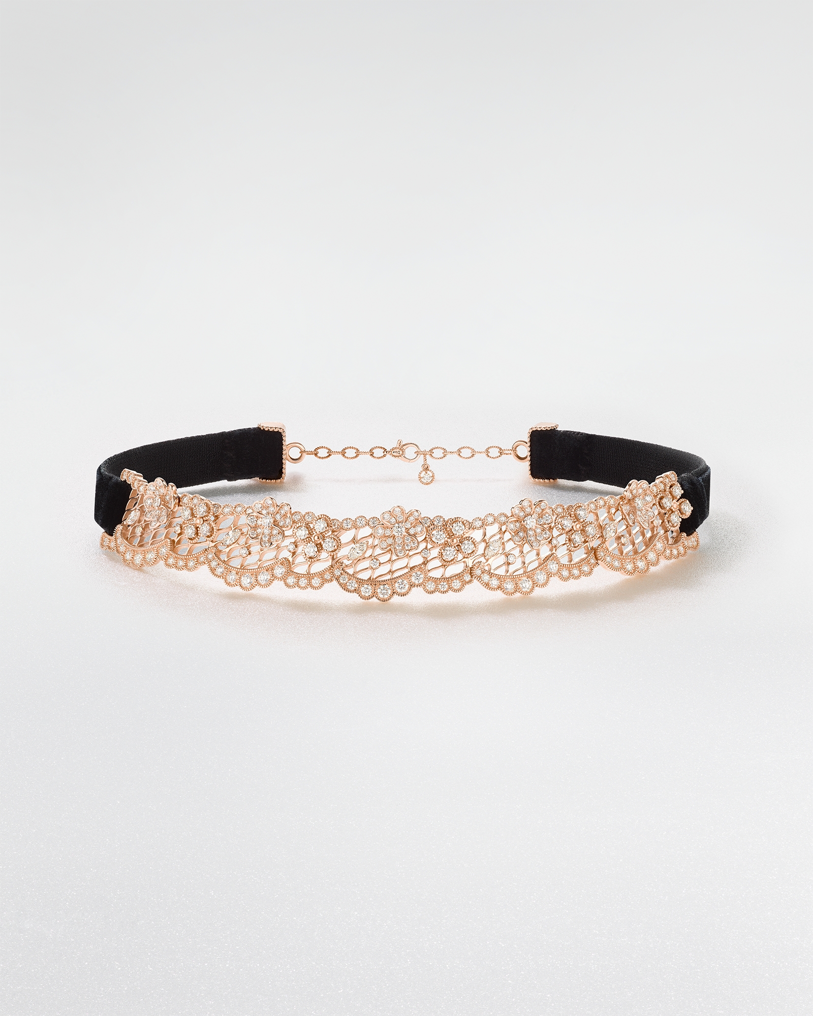 Dior Couture 頸鍊 玫瑰金和鑽石 E01