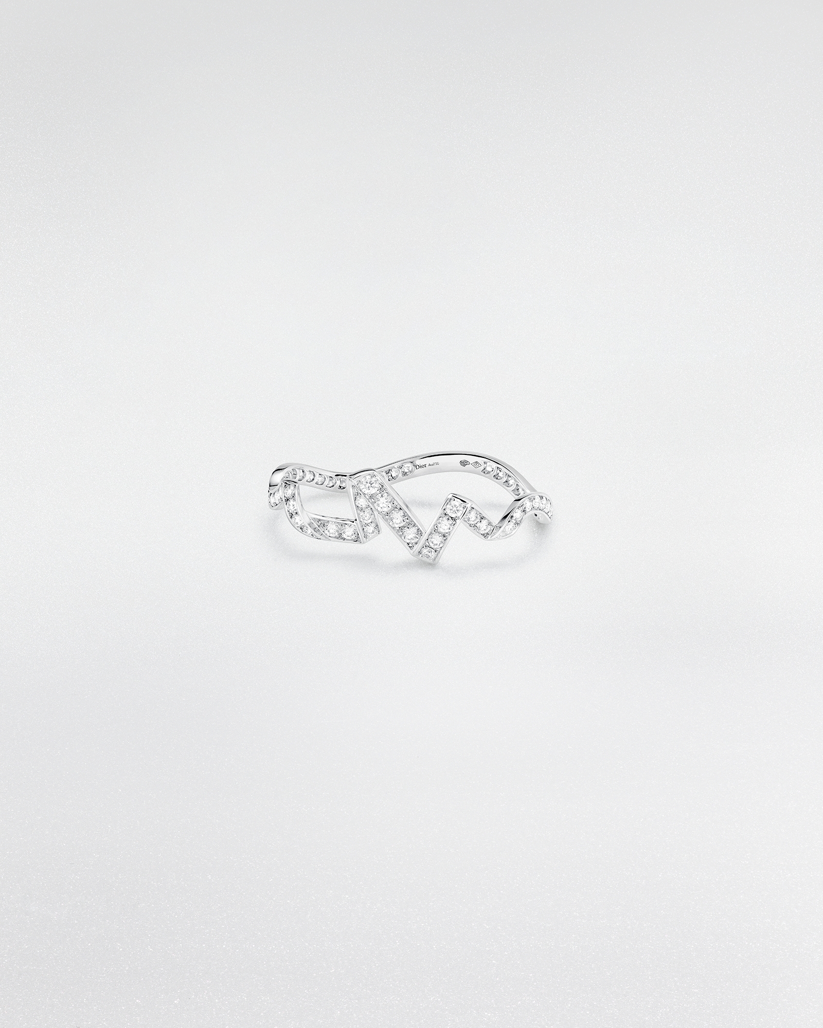 Couture Dior Double Ring White Gold and Diamonds E01
