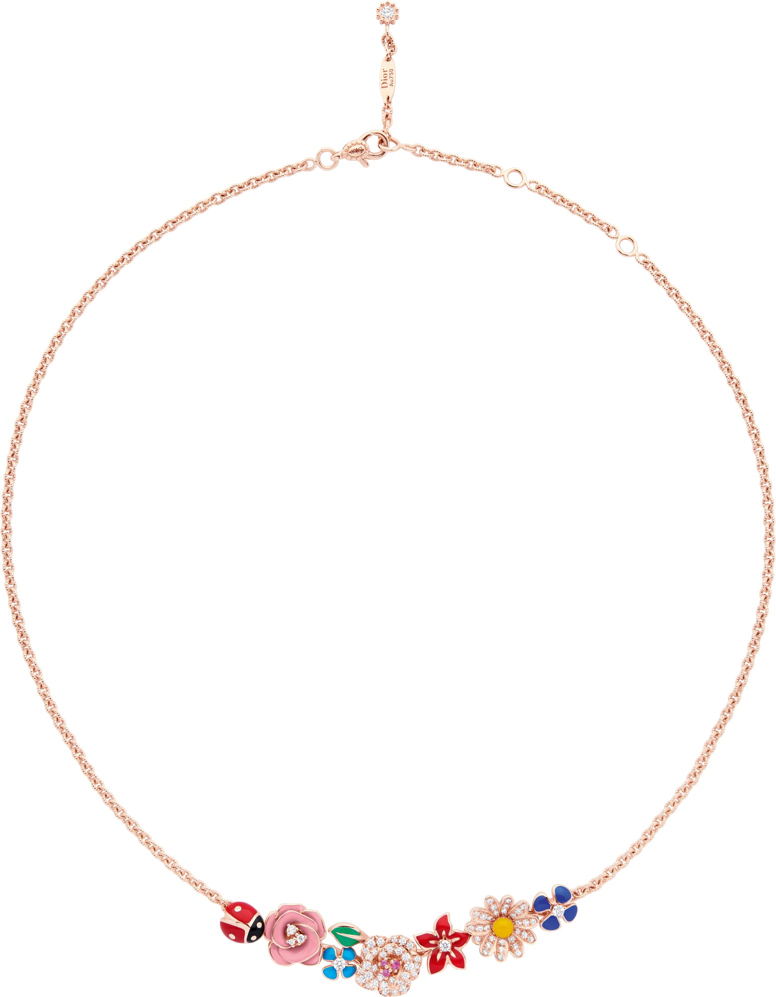 Diorette Necklace Front view
