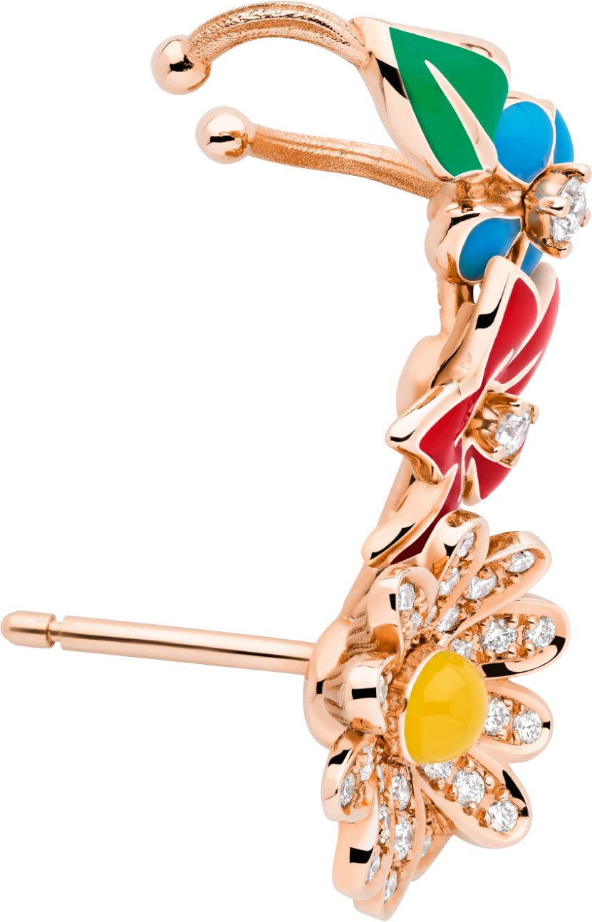 Diorette Single Earring Three quarter opened view