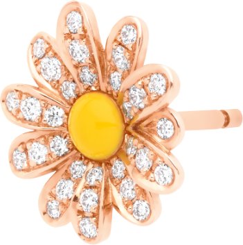 Diorette Single Earring Three quarter opened view