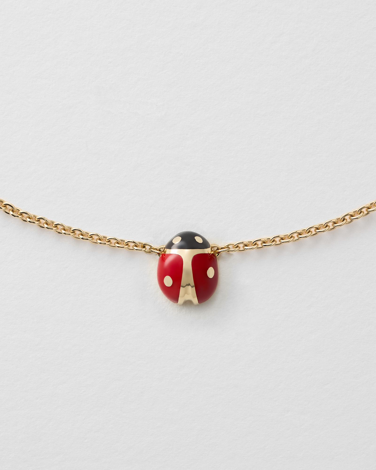 Collana Diorette Oro giallo e lacca E02