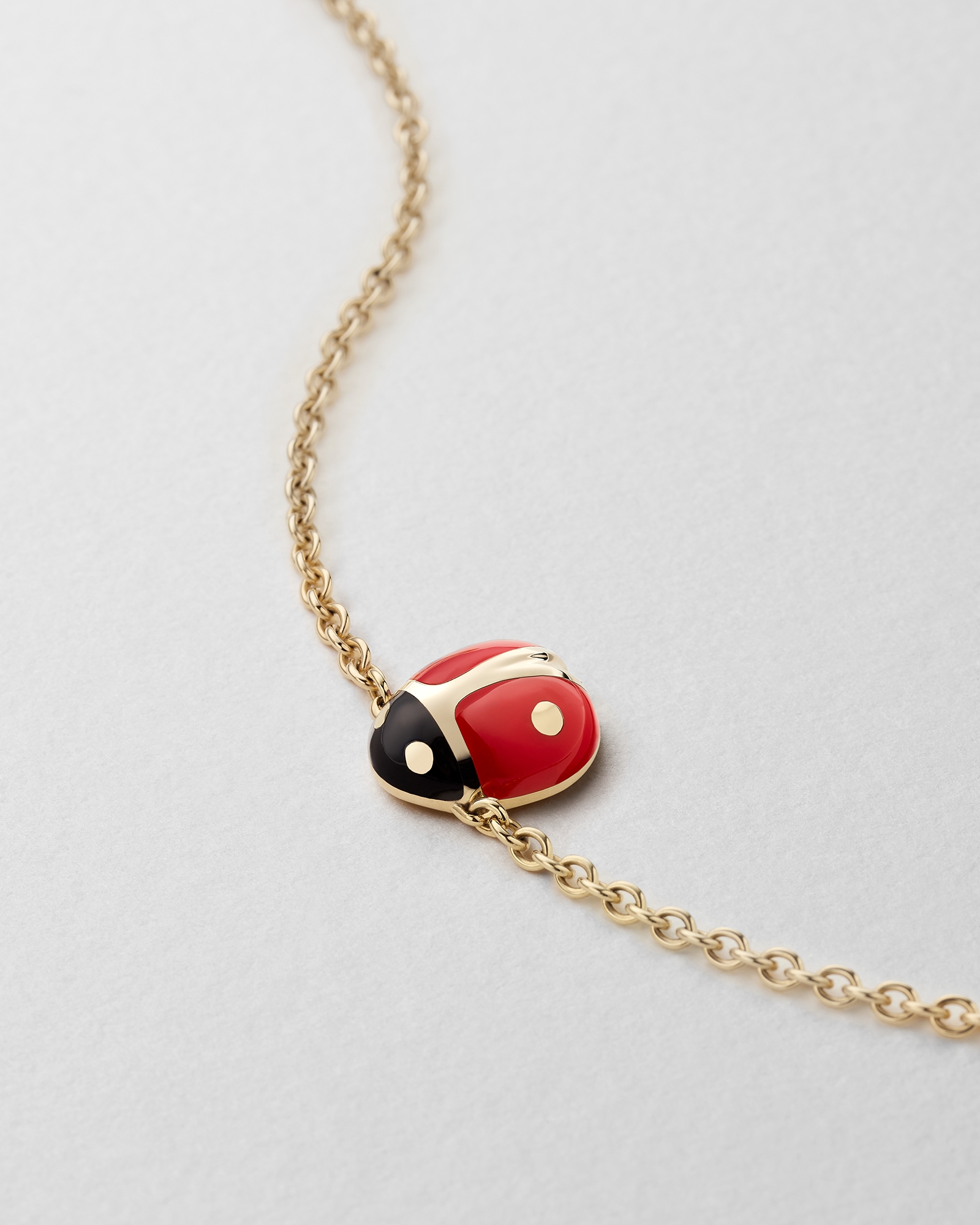 Collana Diorette Oro giallo e lacca E03
