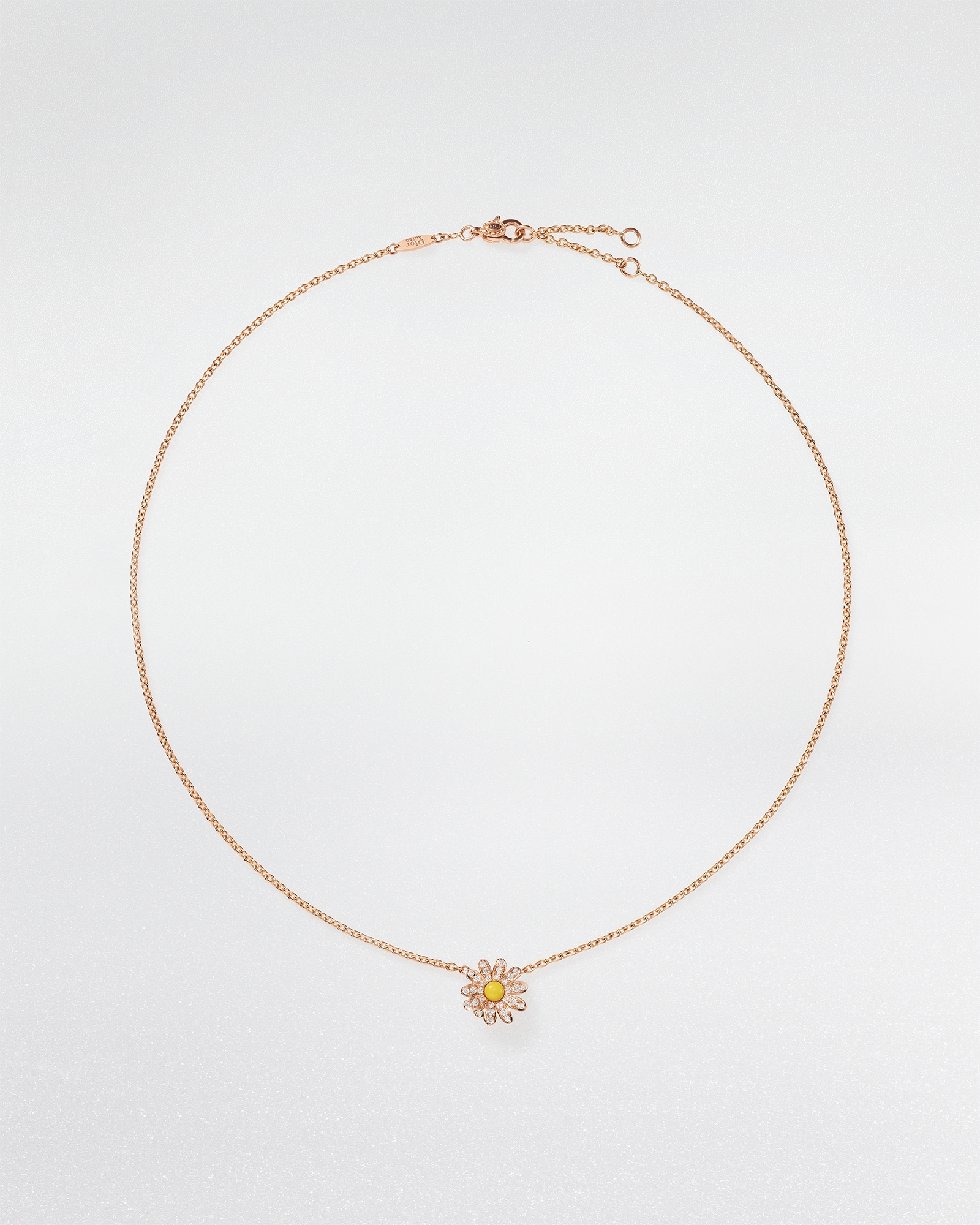 Colar Diorette Ouro rosa, diamantes e laca E01