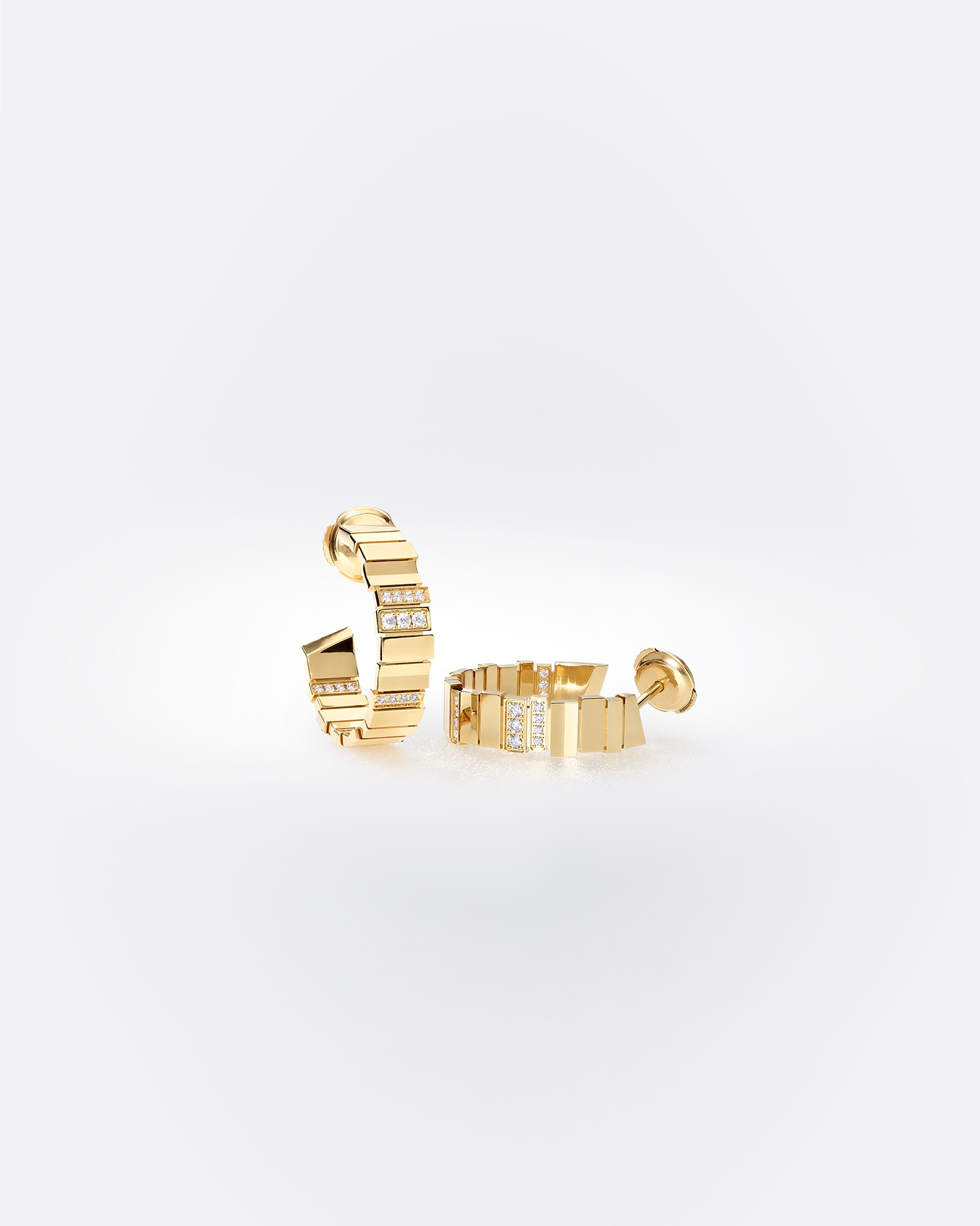 GEM DIOR 耳環 黃金和鑽石 E03