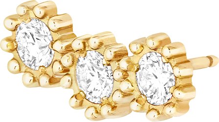 Одиночная серьга Mimirose Желтое золото и бриллианты | DIOR