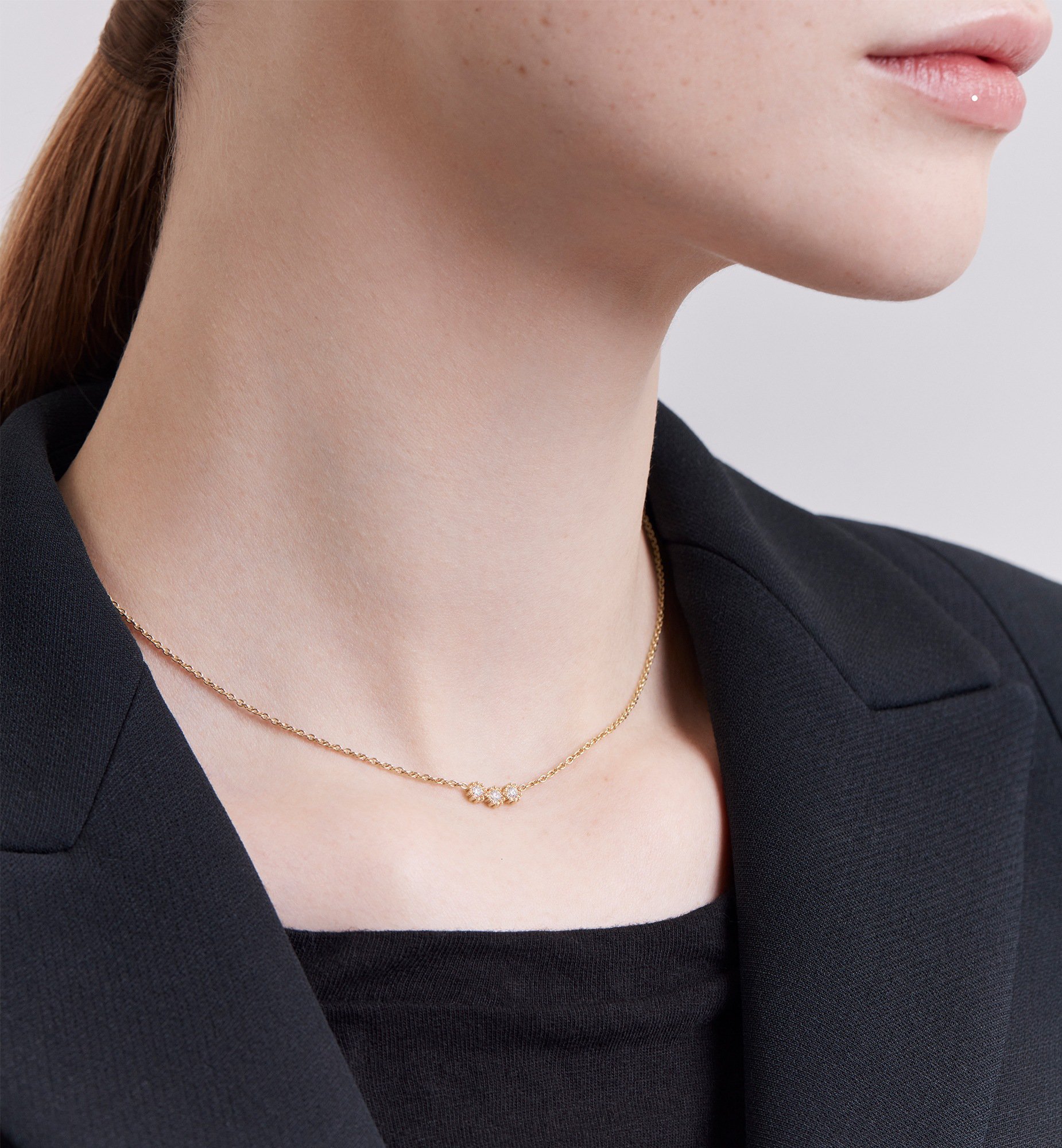 Mimirose Necklace Yellow Gold and Diamonds DIOR
