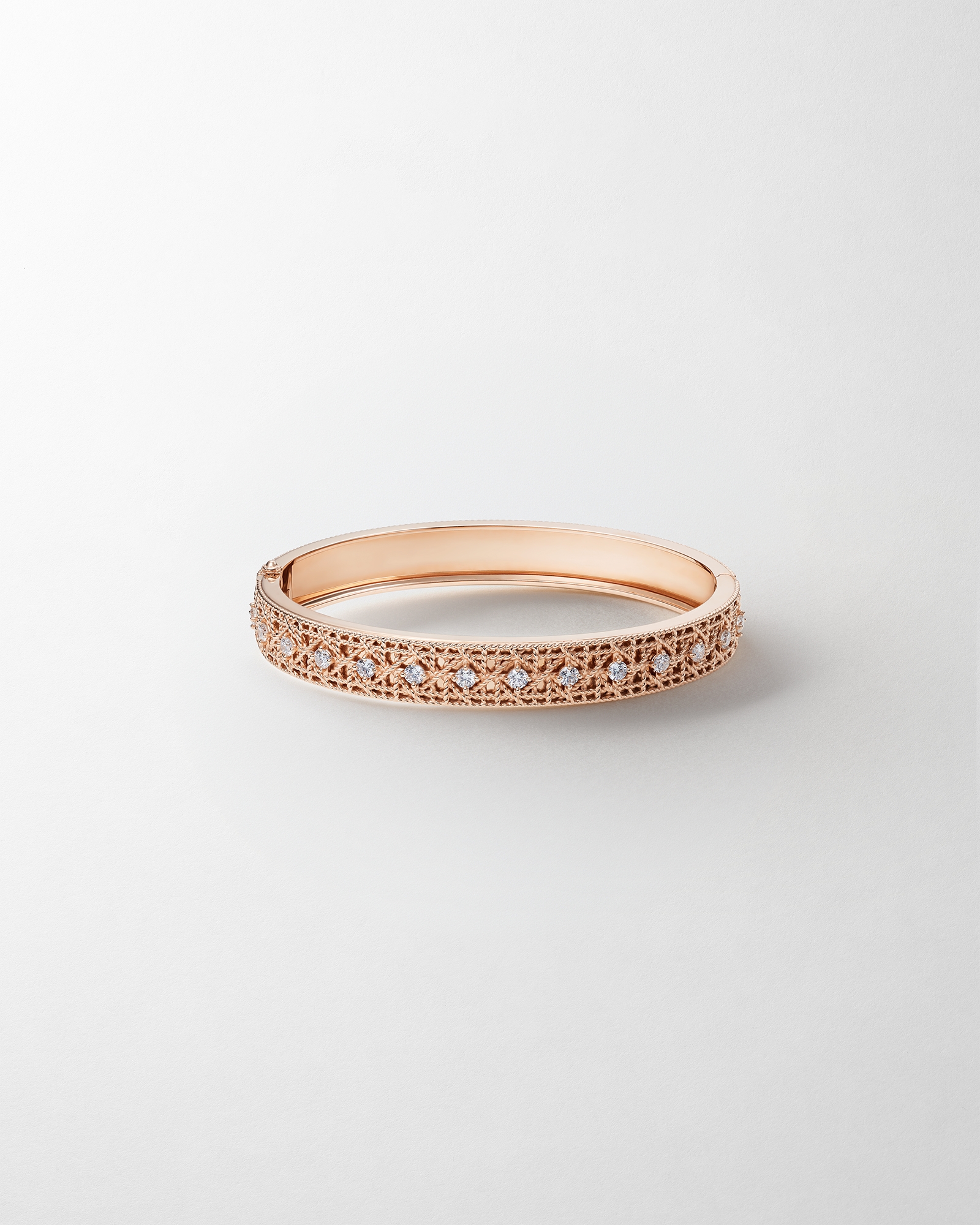 My Dior Bracelet Pink and White Gold with Diamonds E01