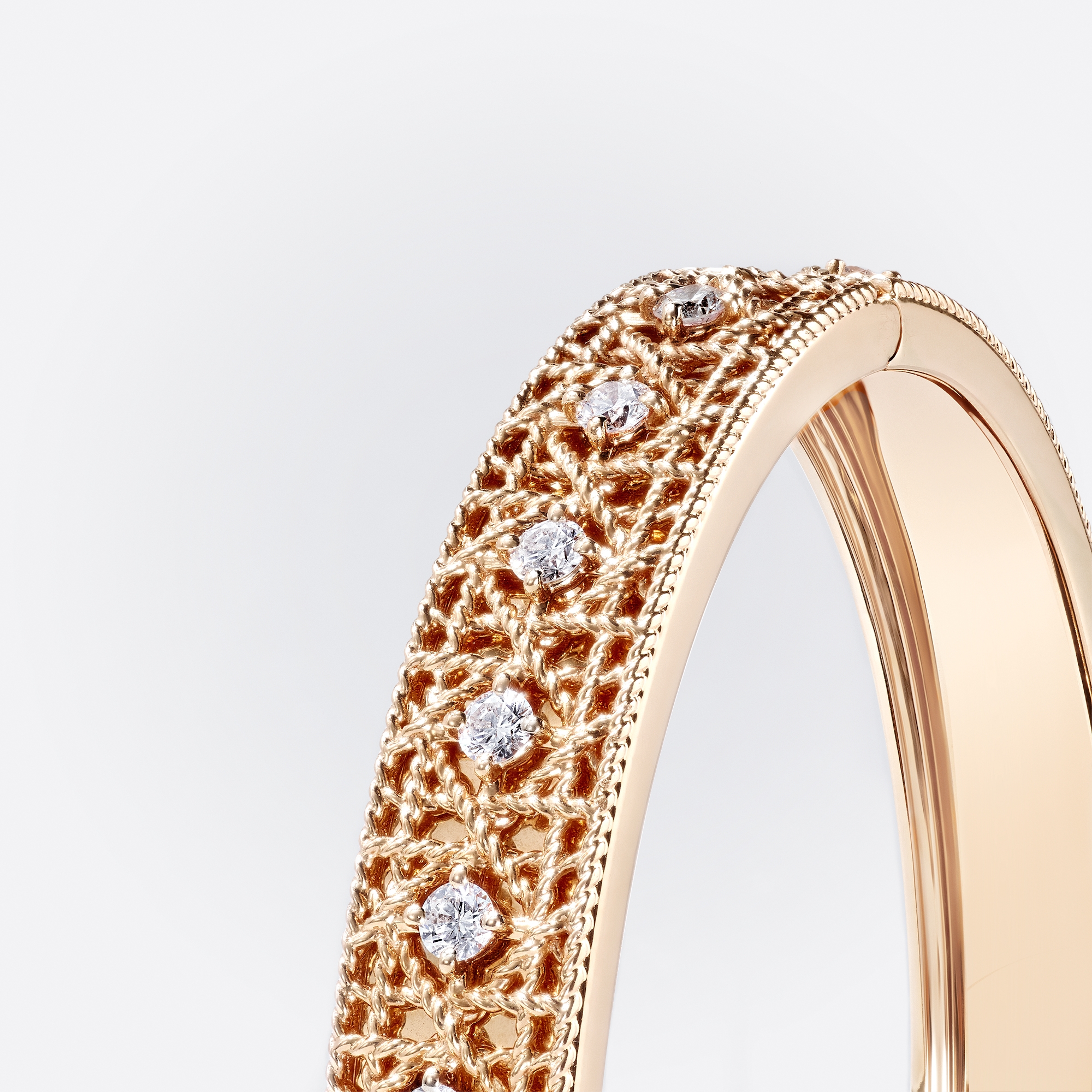 My Dior Armreif Rosé- und Weißgold mit Diamanten E02