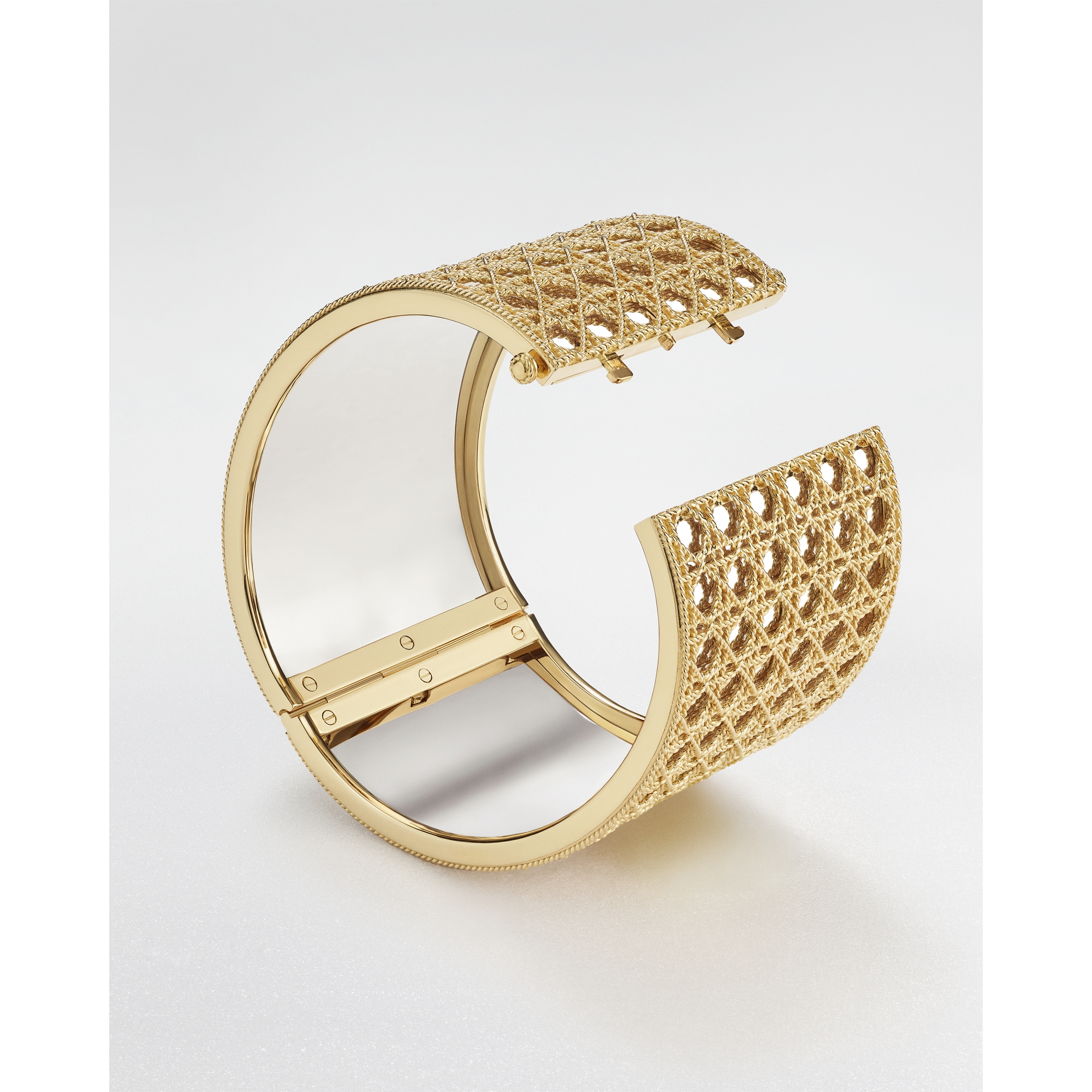 My Dior Cuff Bracelet Yellow and White Gold E03
