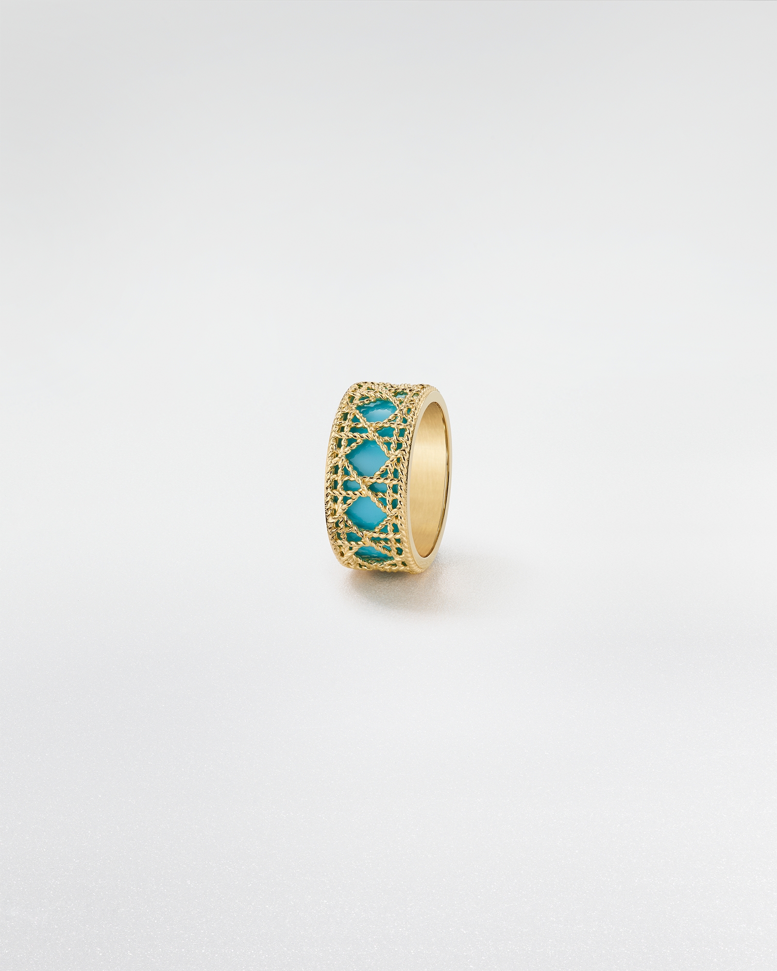 Bague My Dior Or jaune et laque E02