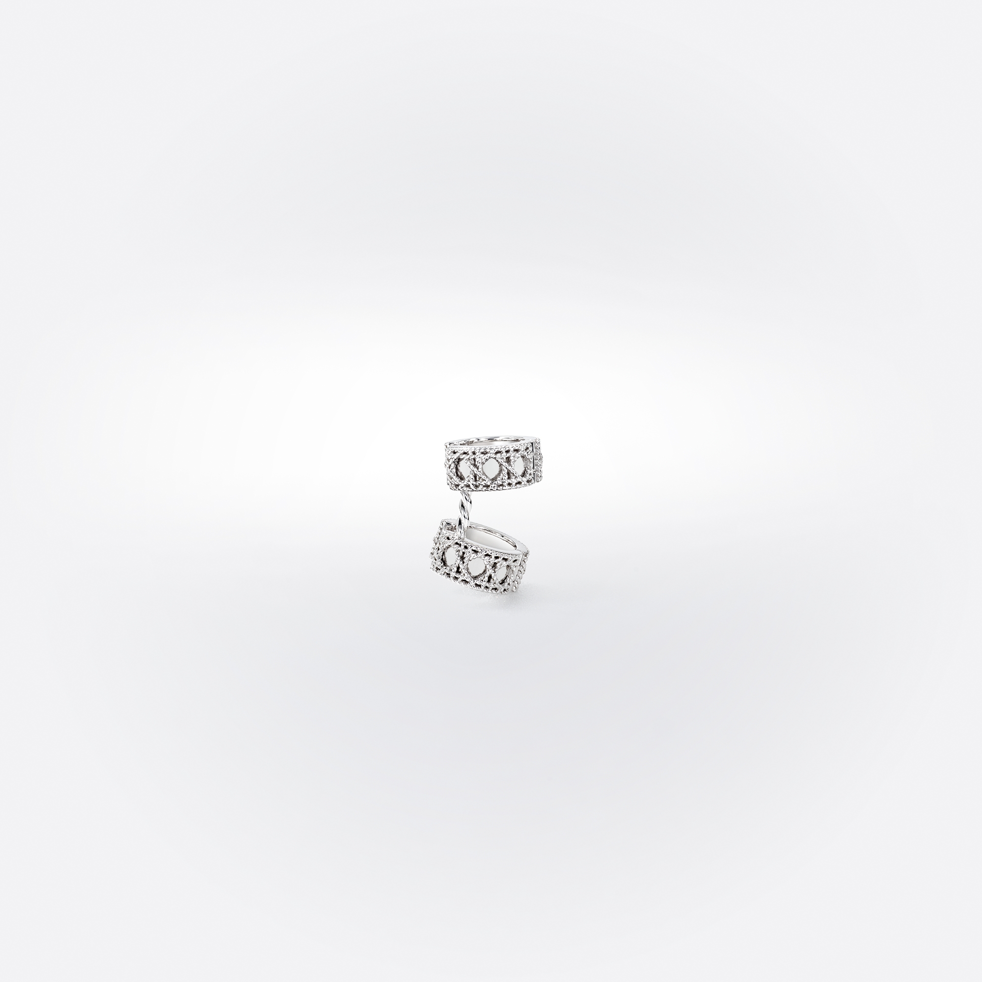 My Dior Single Ear Jewel White Gold and Diamonds E02