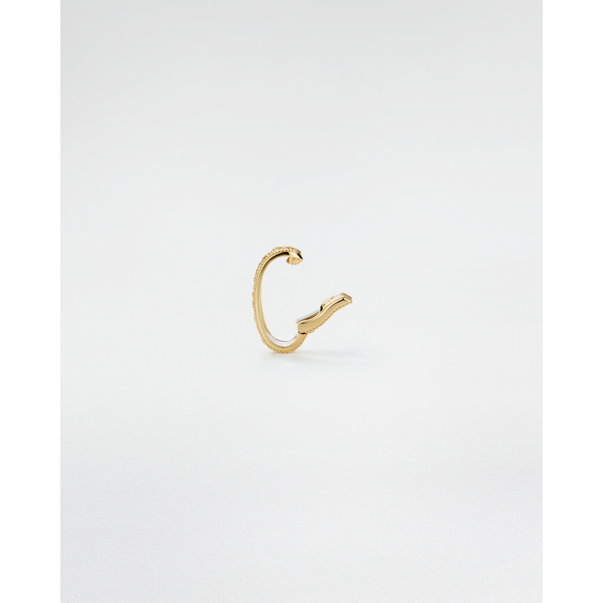 Enkel My Dior-oorsieraad Geel- en witgoud E03