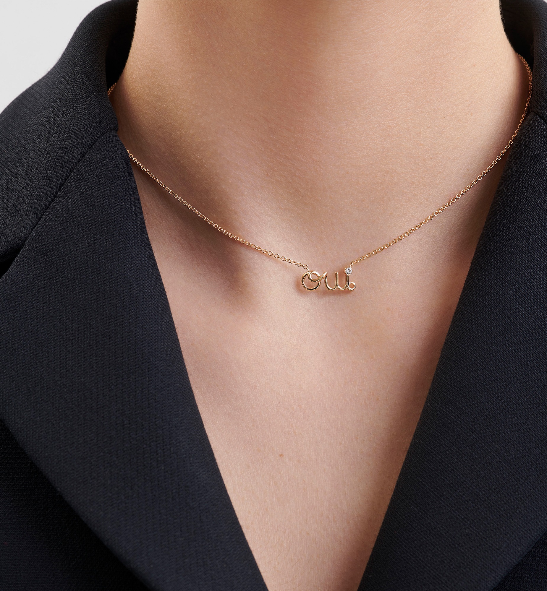 Dioramour Necklace Yellow Gold and Diamond | DIOR