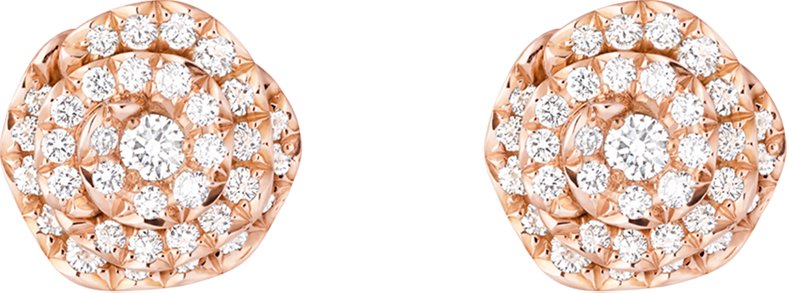 Brincos Rose Dior Couture pequenos aria_frontView