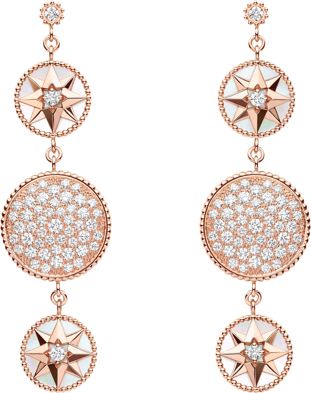 Brincos Rose des Vents aria_frontView