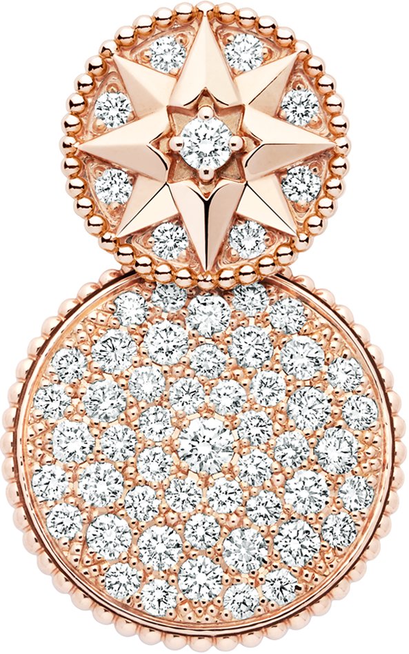 ROSATO orecchino singolo collezione CUBICA - RZCU106