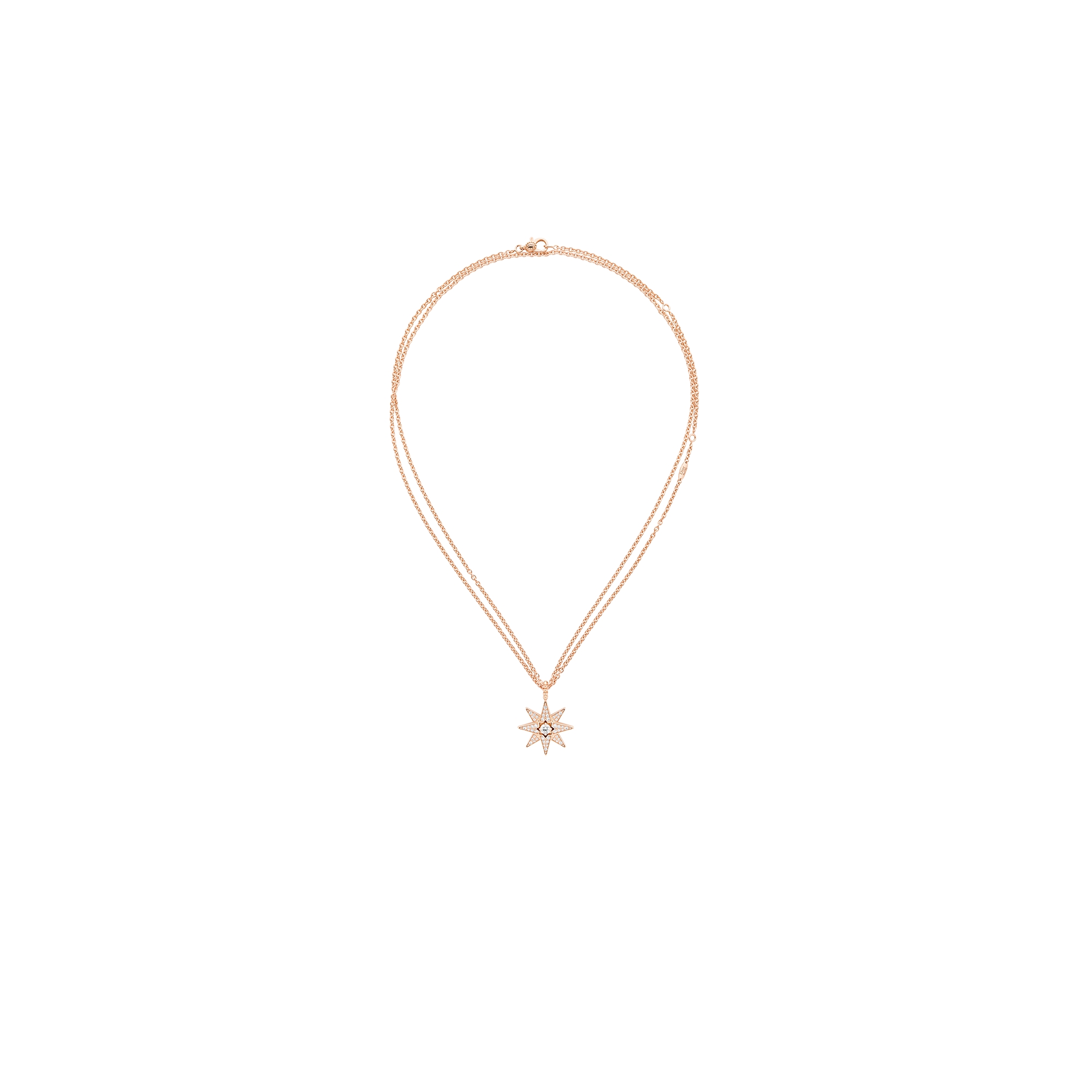 Étoile des Vents Medaillon Roségold und Diamanten E03