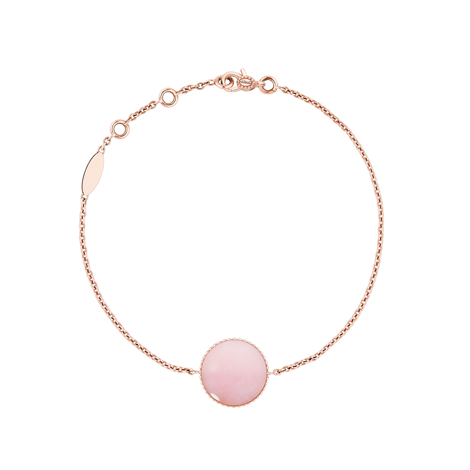 Rose des Vents Bracelet Pink Gold, Diamond and Pink Opal E07