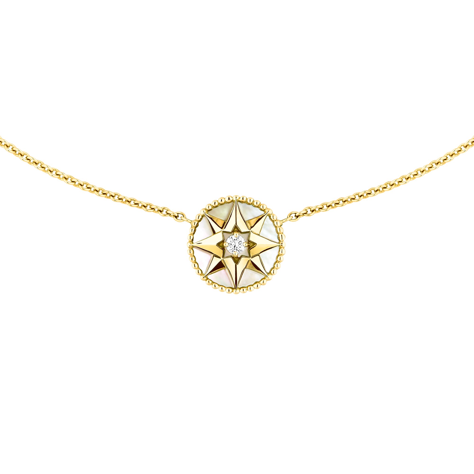 Rose des Vents Necklace Top shot view Top shot view