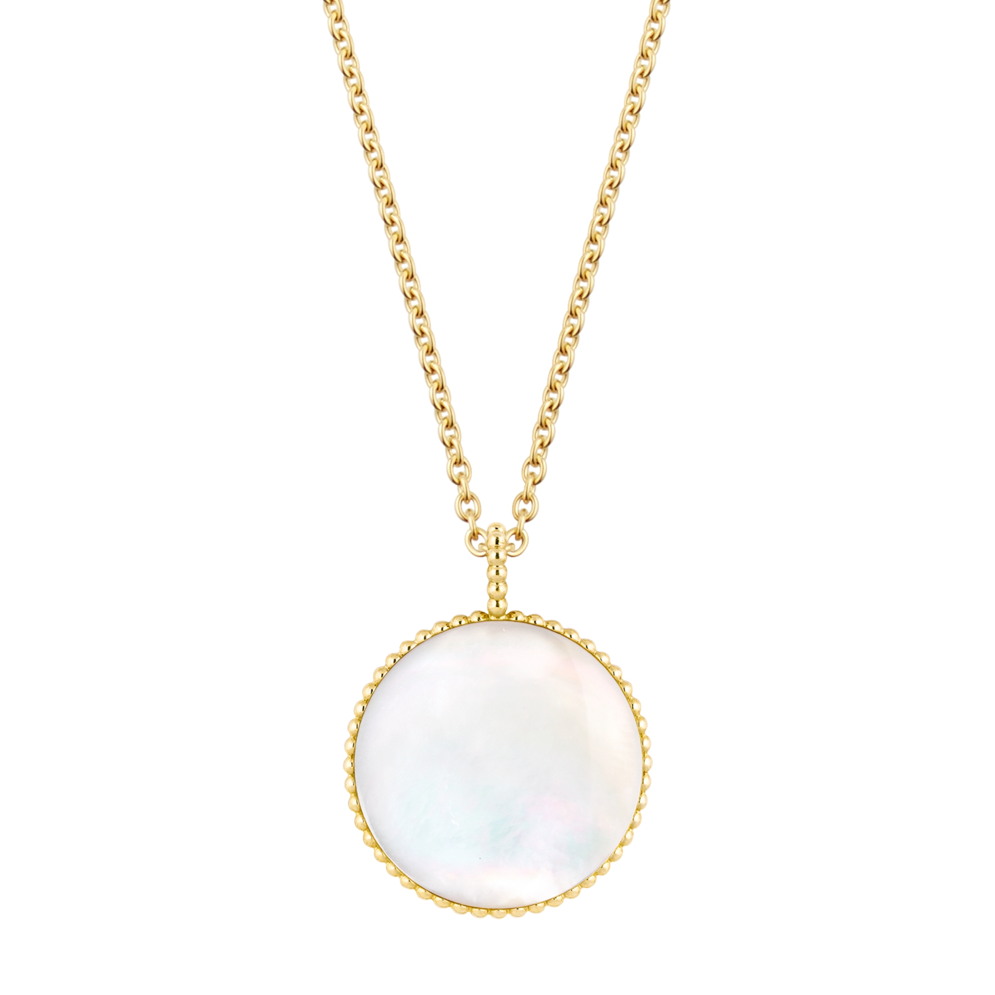 Medium Rose des Vents Medallion Yellow Gold, Diamond and Mother-of-Pearl E09
