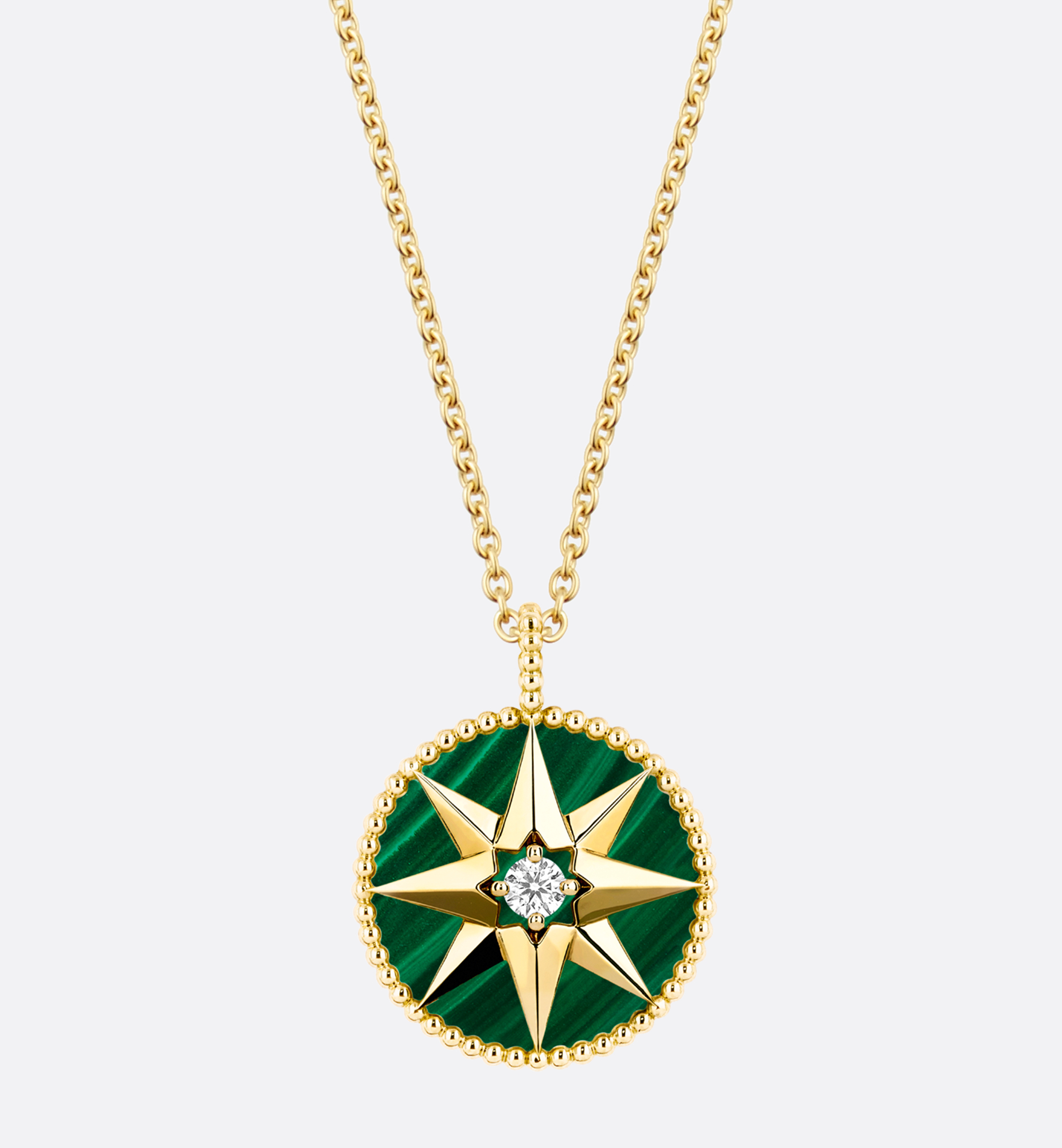 Medium Rose des Vents Medallion Yellow Gold, Diamond and Medium Rose des Vents Medallion Yellow Gold, Diamond and