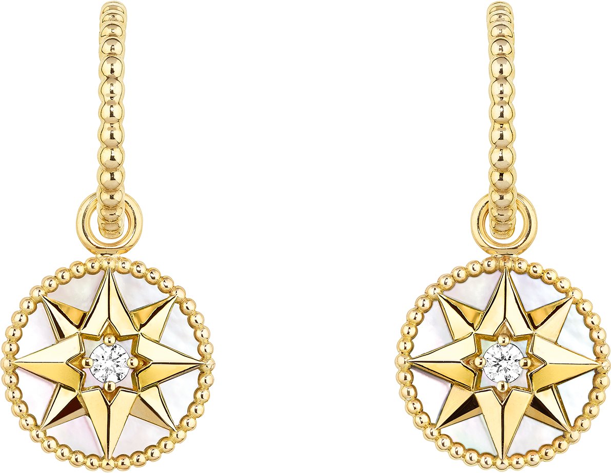 Rose des Vents-oorbellen aria_frontView