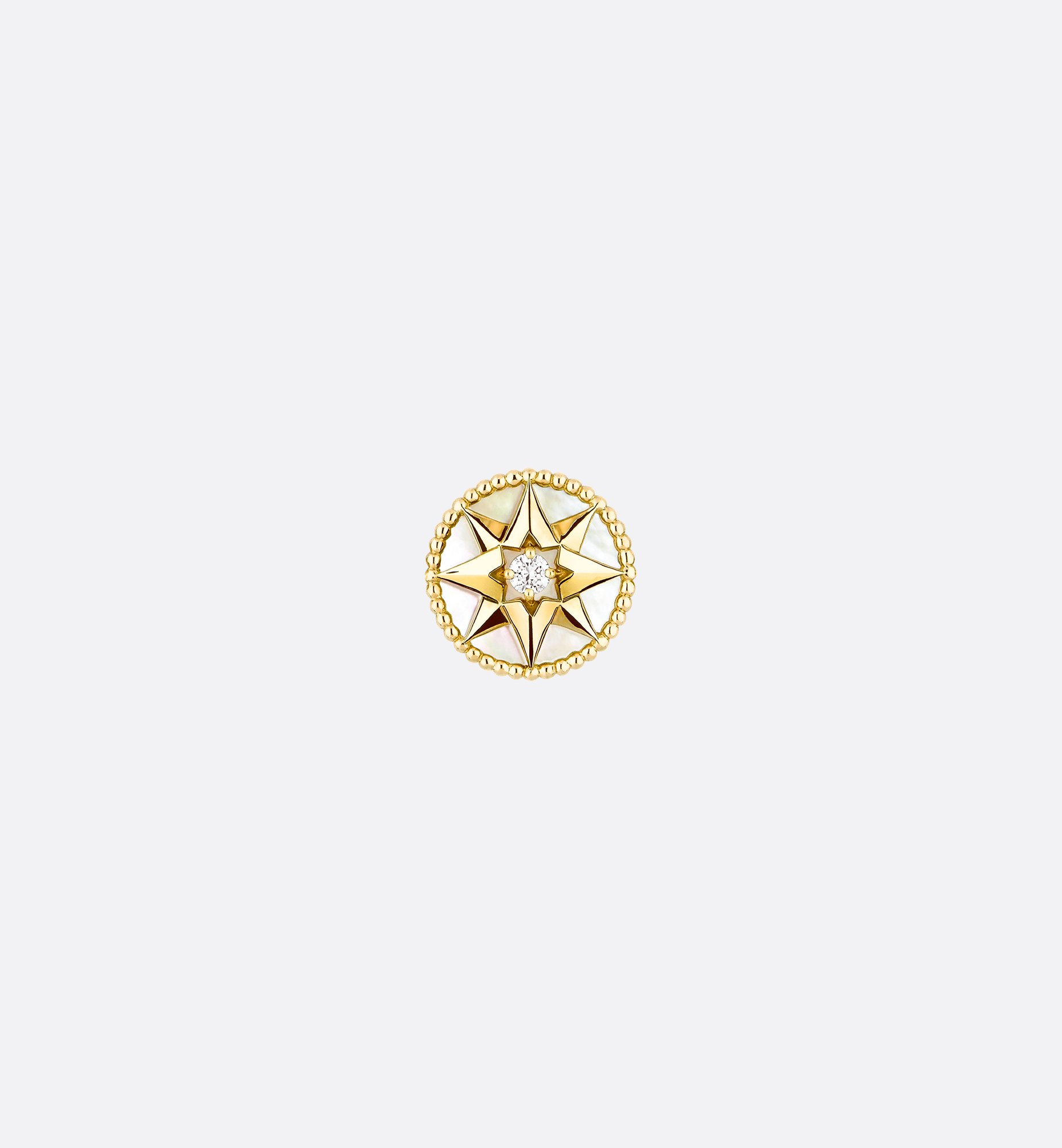 DIOR | Rose des Vents シングルピアス スモール イエロー DIOR | Rose des Vents シングルピアス スモール イエロー