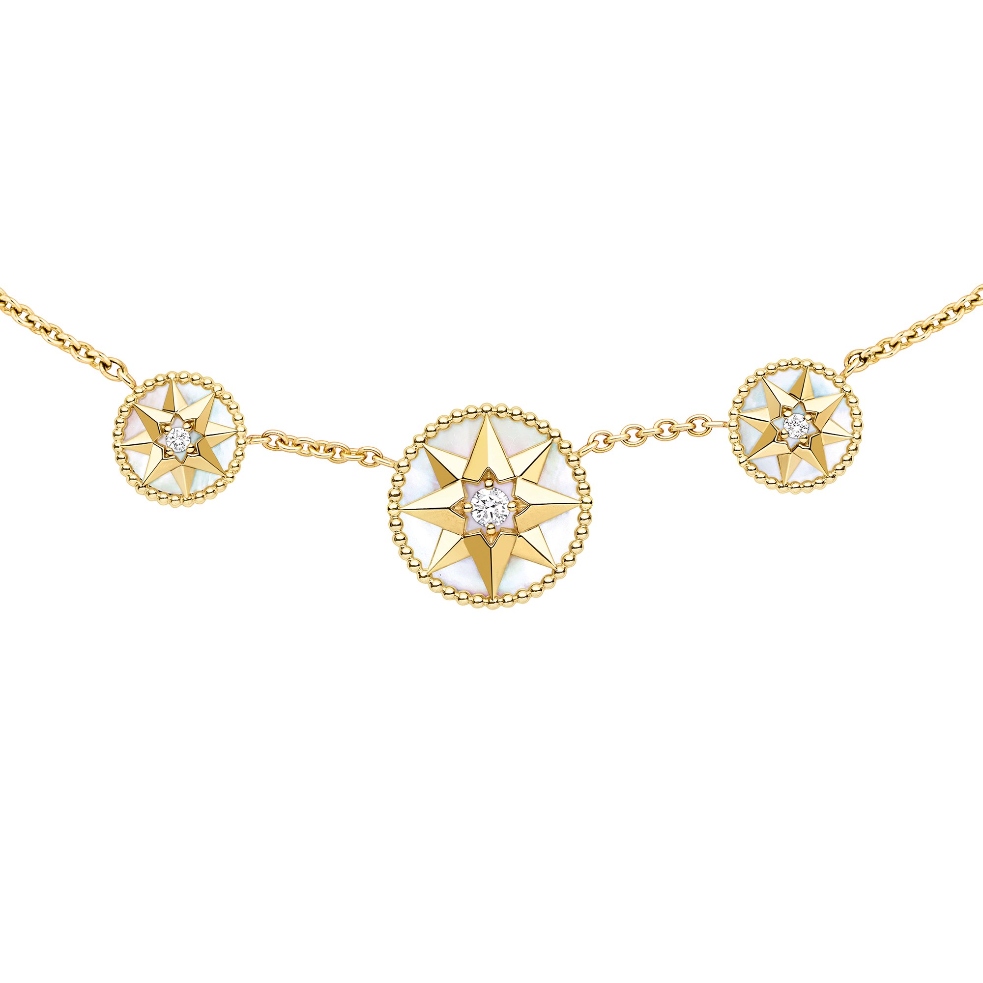 Dior rose des vents necklace new arrivals