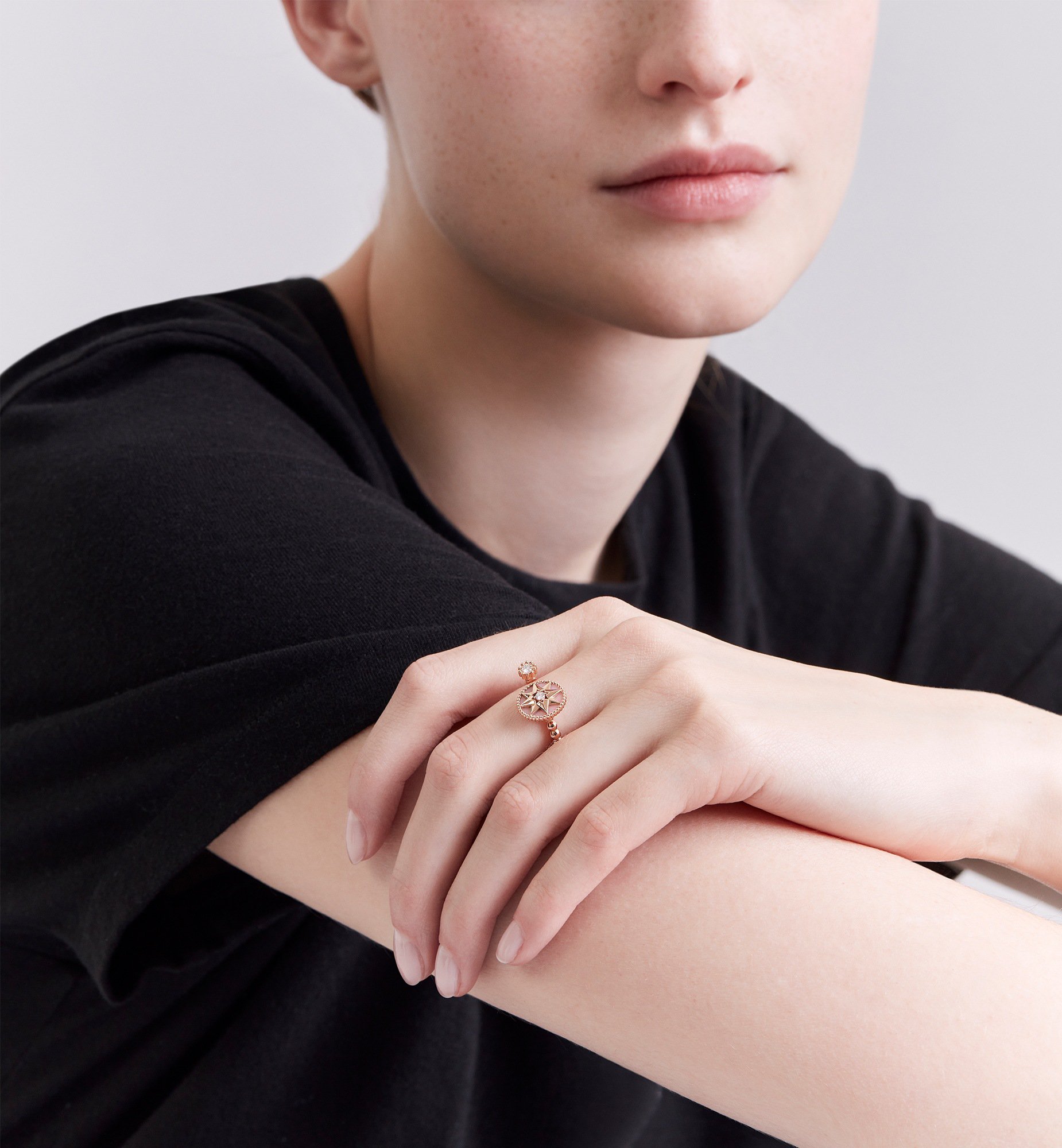 Dior ring rose des vents hotsell