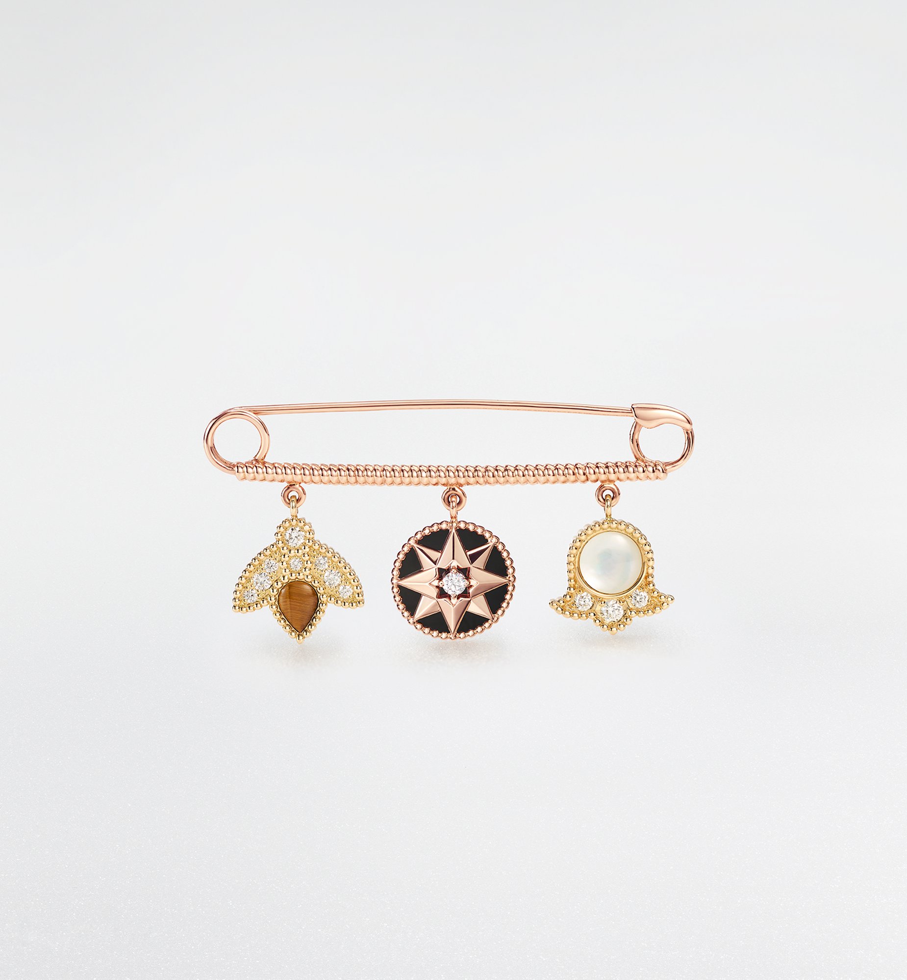 DIOR | Charms ブローチ イエロー & ピンクゴールド DIOR | Charms ブローチ イエロー & ピンクゴールド