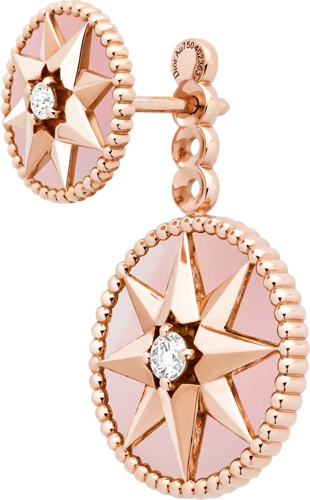 Orecchini Pendenti Con Opale Rosa E Cristalli Swarovski, Chiusura Leverback, Fatti A Mano UK - Foto 2