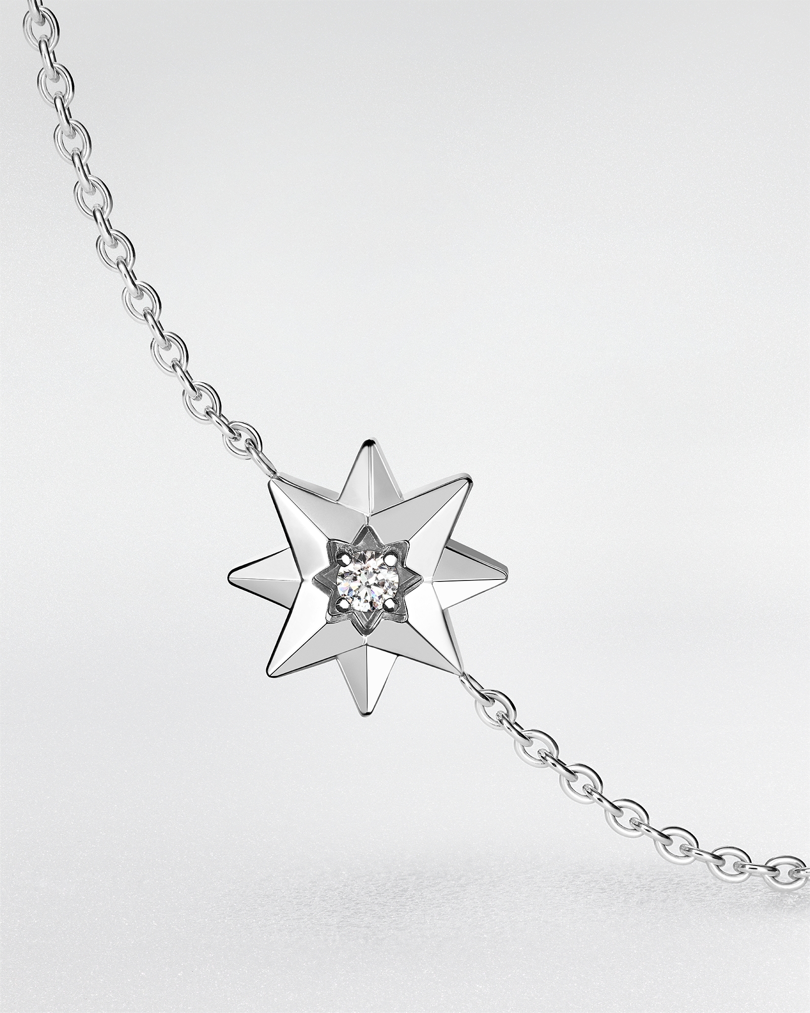 Bracelet Étoile des Vents Or blanc et diamant E02