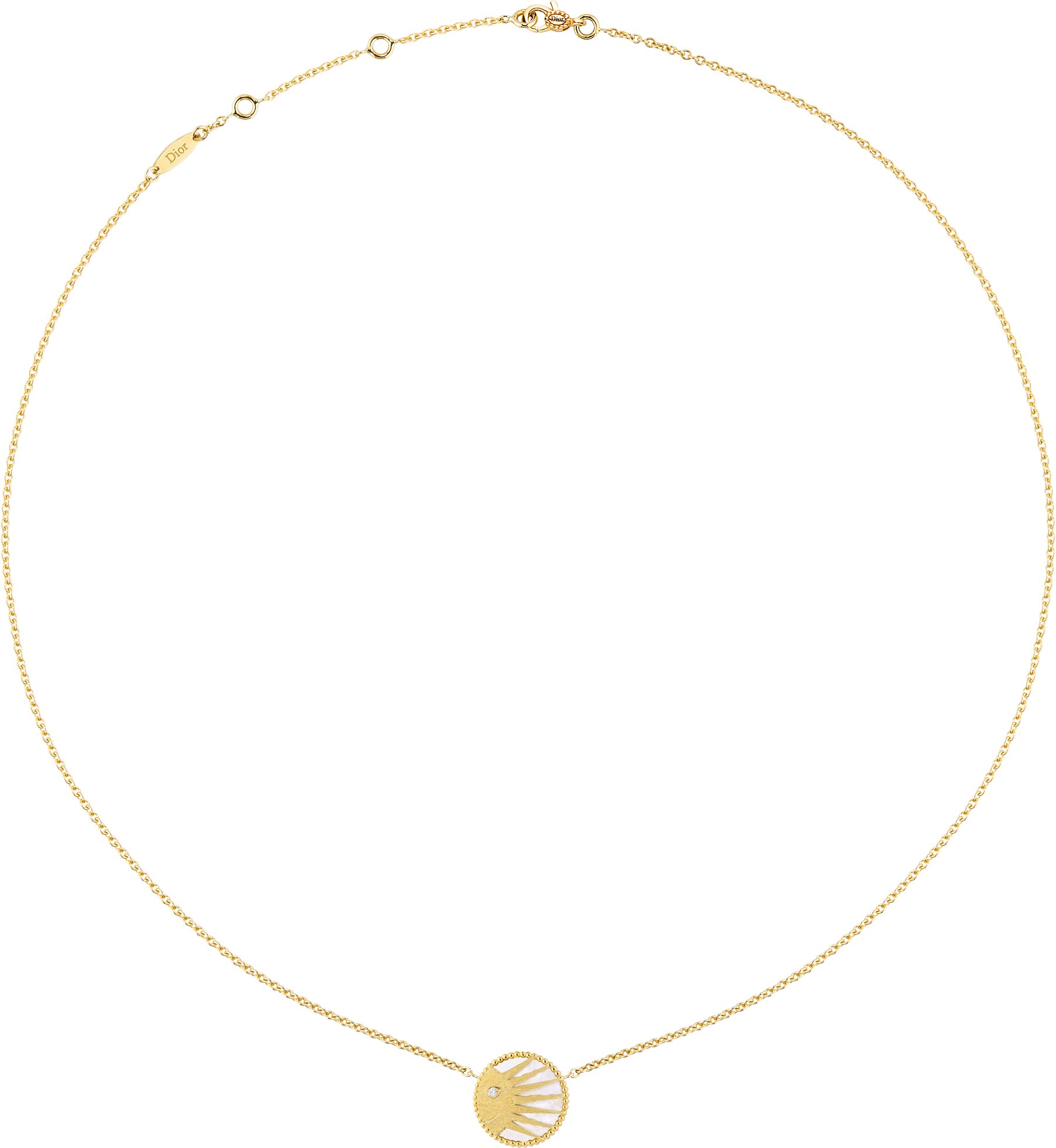 Dior moon necklace on sale