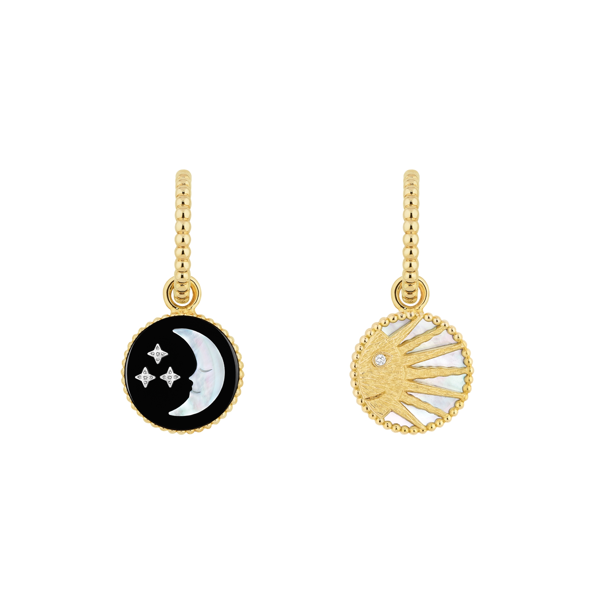 Dior star and moon earrings outlet