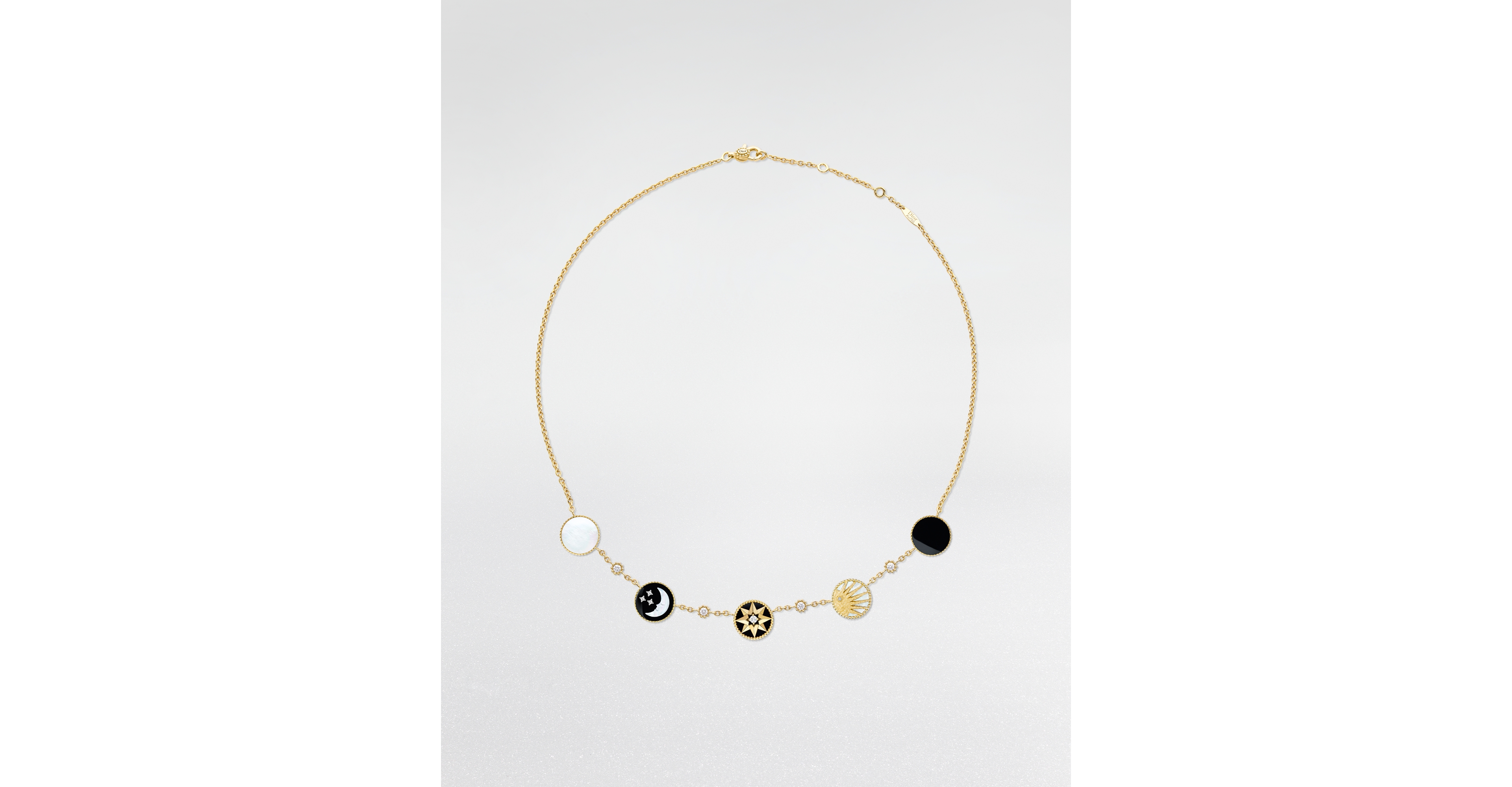 Rose des Vents and Rose Céleste Necklace