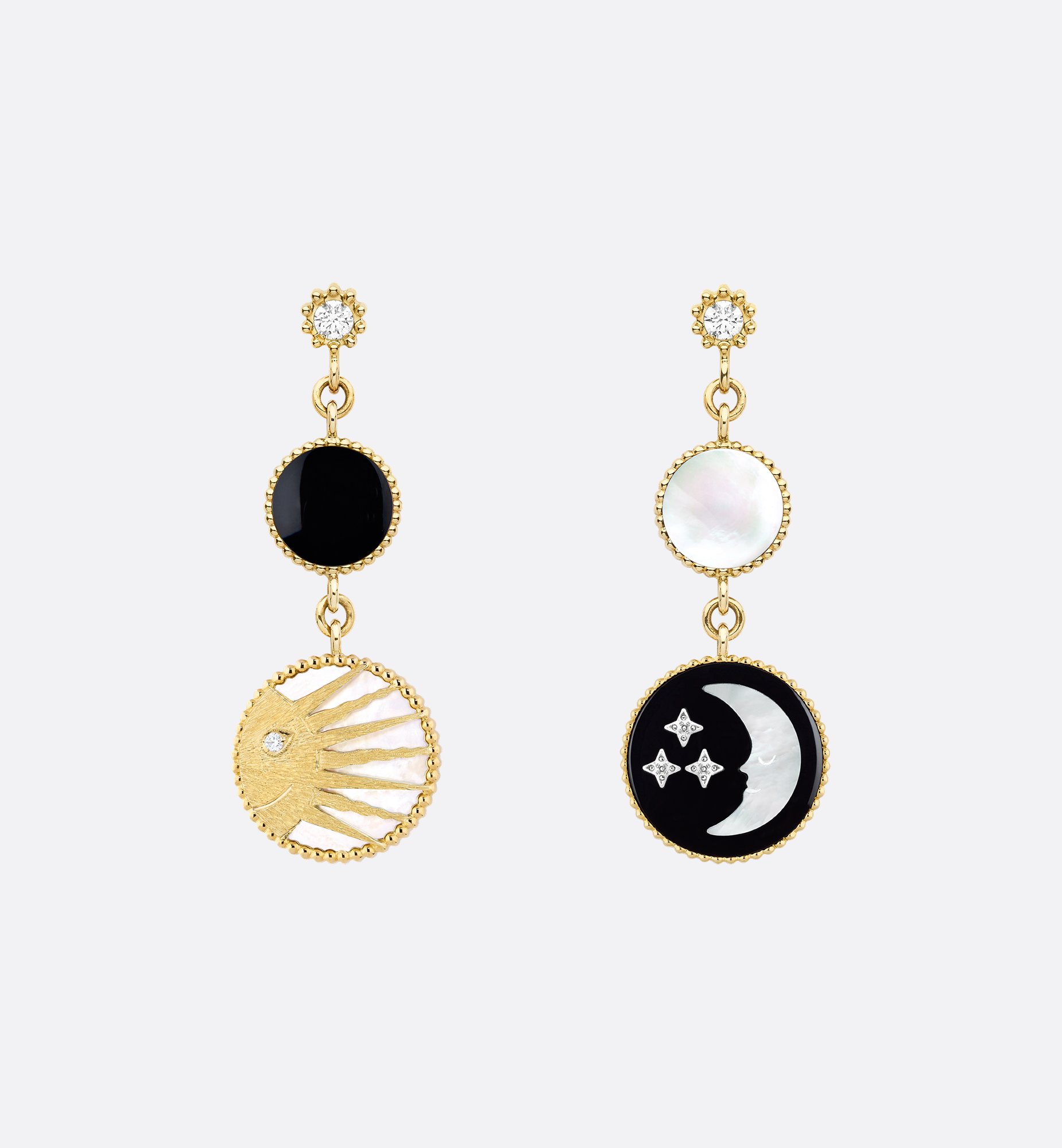 Moon Encircles the Sun Earrings Moon Encircles the Sun Earrings