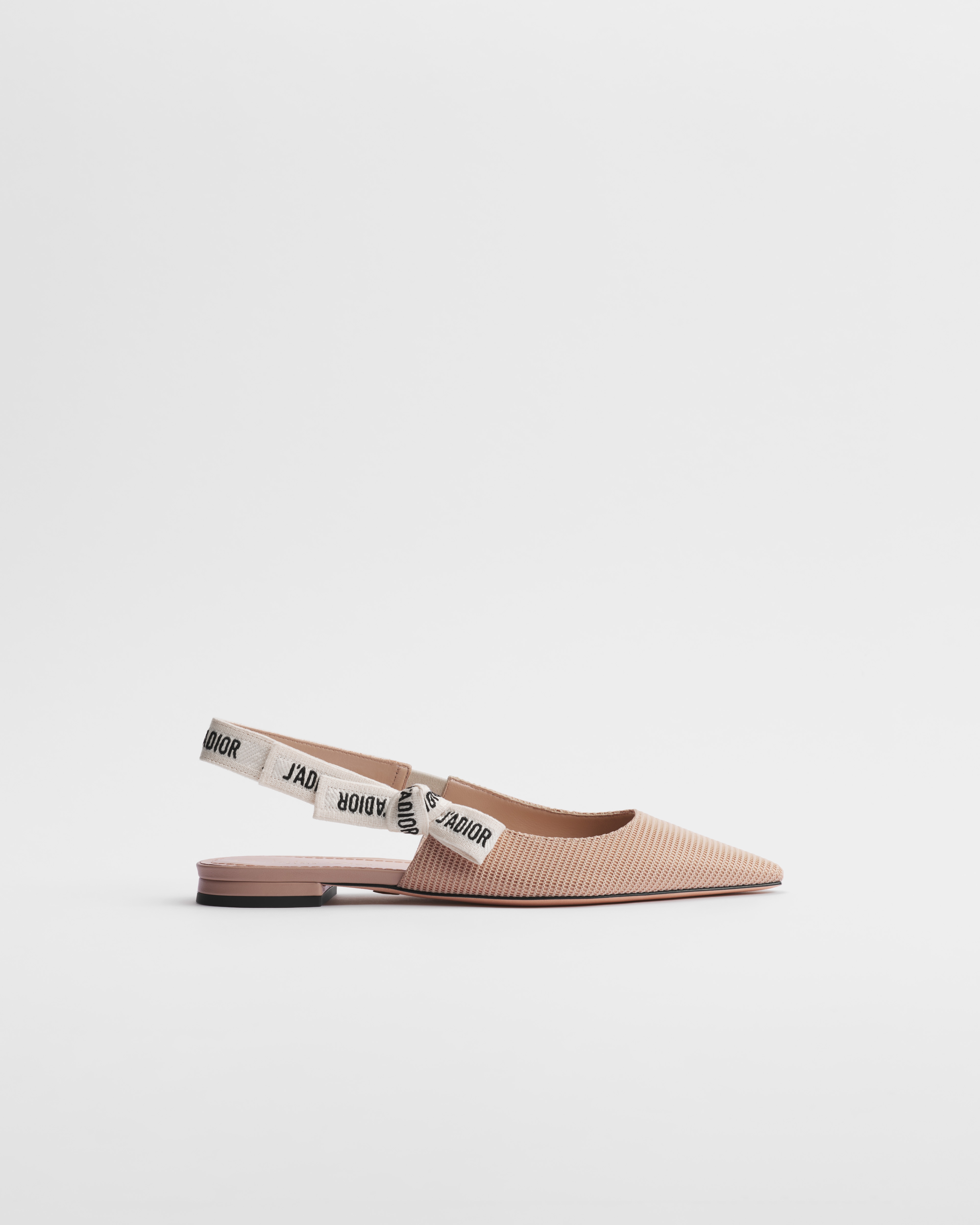 J'Adior-slingback ballerina Nude technische stof E02