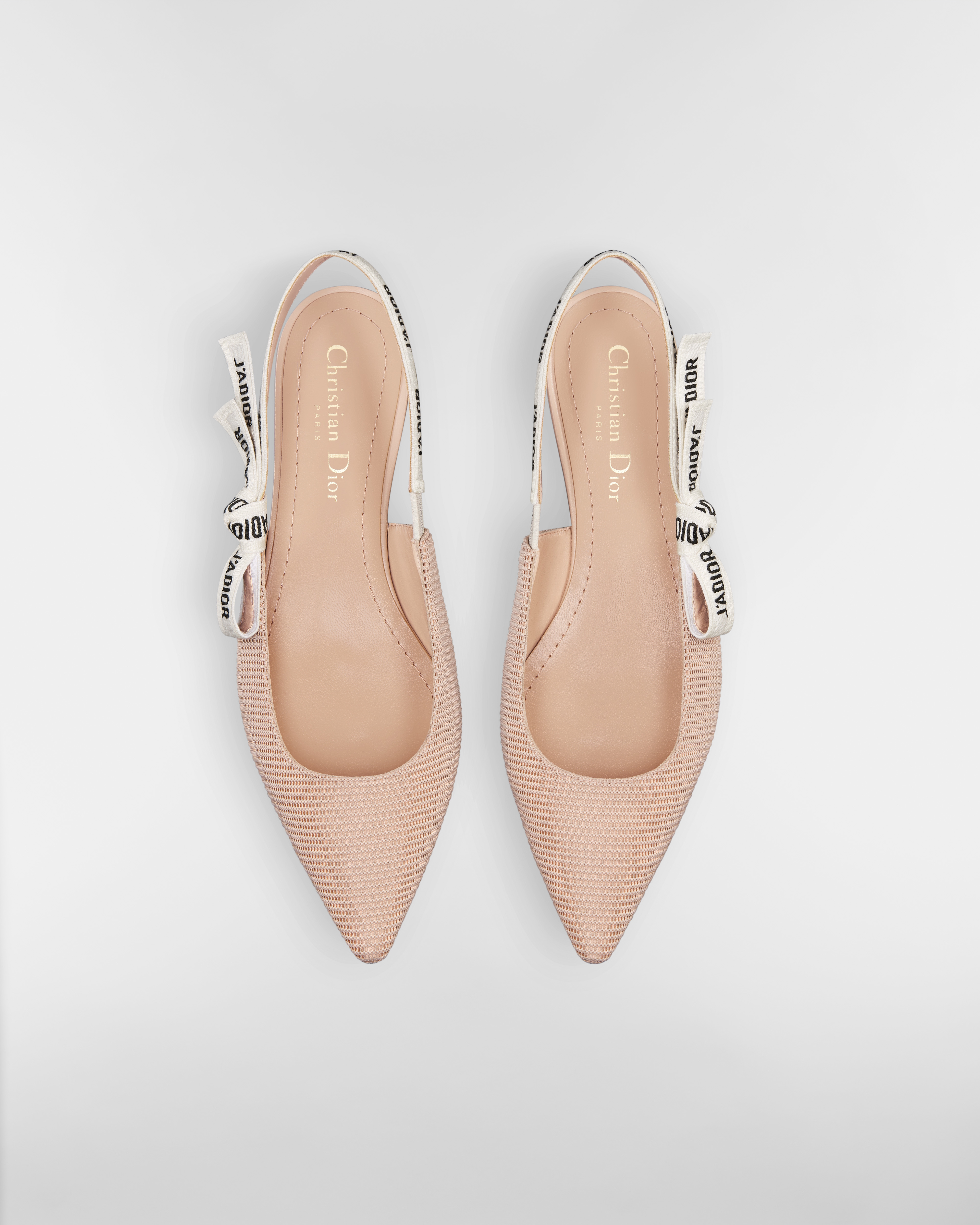 Ballerine slingback J'Adior Tissu technique nude E06