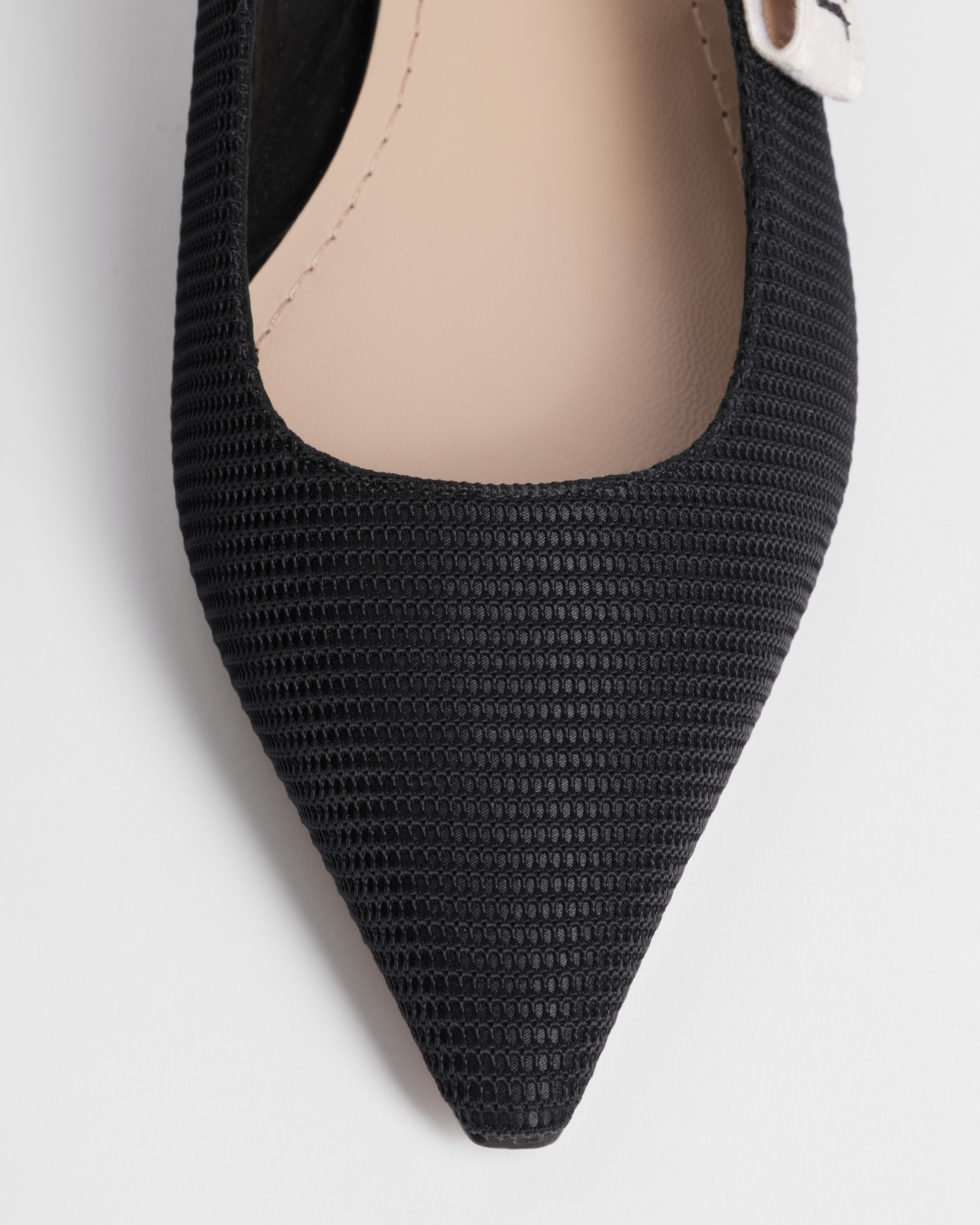 Ballerine slingback J'Adior Tissu technique noir E10