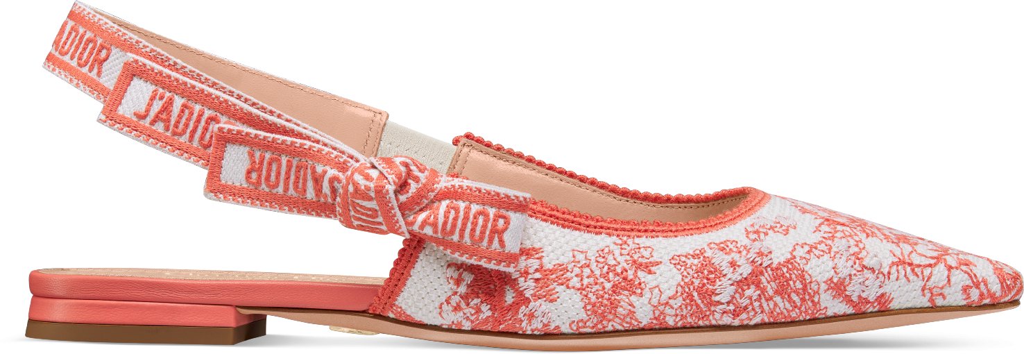 Dior pink slingback online