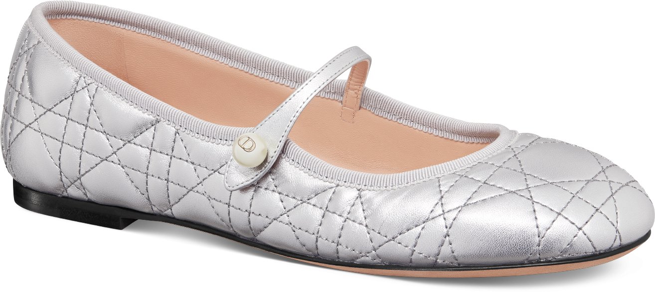 Dior Ballet Flat Three quarter closed view