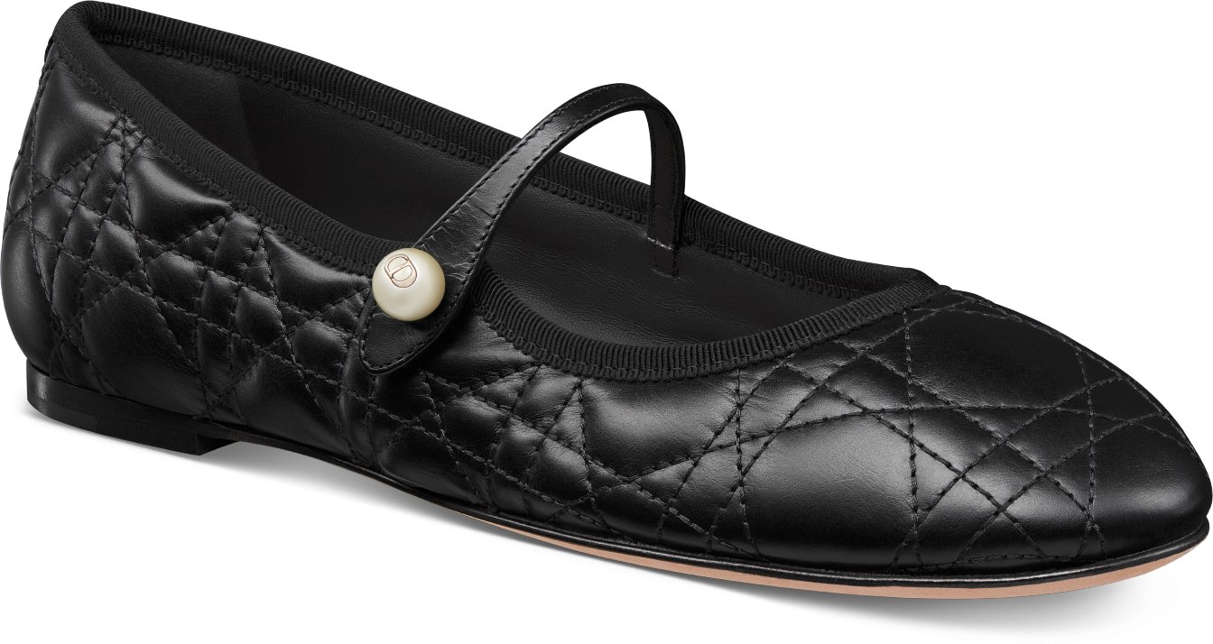 Dior Ballet Flat Three quarter closed view