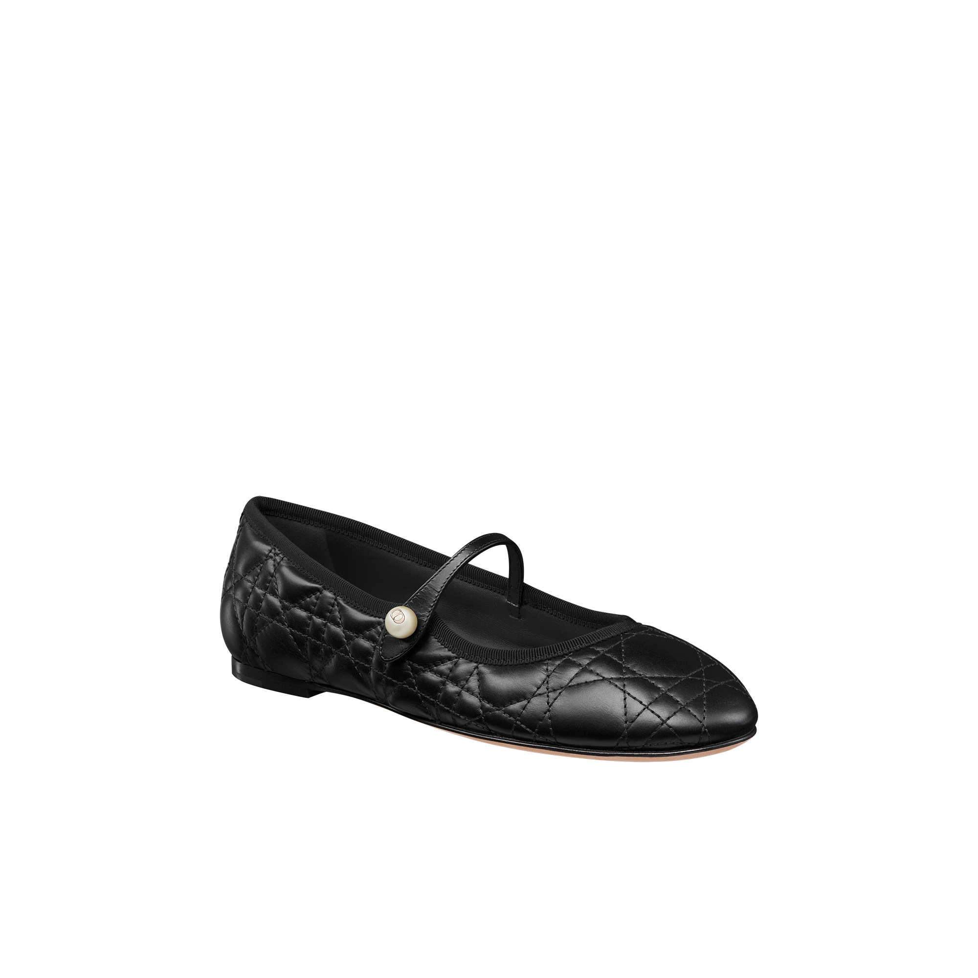 Dior Ballet Flat Black Quilted Cannage Calfskin E03