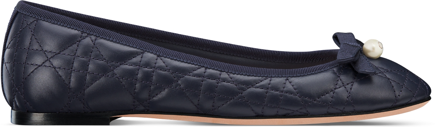 Dior Ballet Flat Black Quilted Cannage Calfskin DIOR