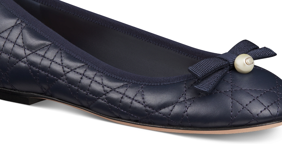 Dior Ballet Flat Black Quilted Cannage Calfskin DIOR