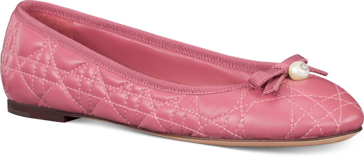 Dior Ballet Flat Three quarter closed view